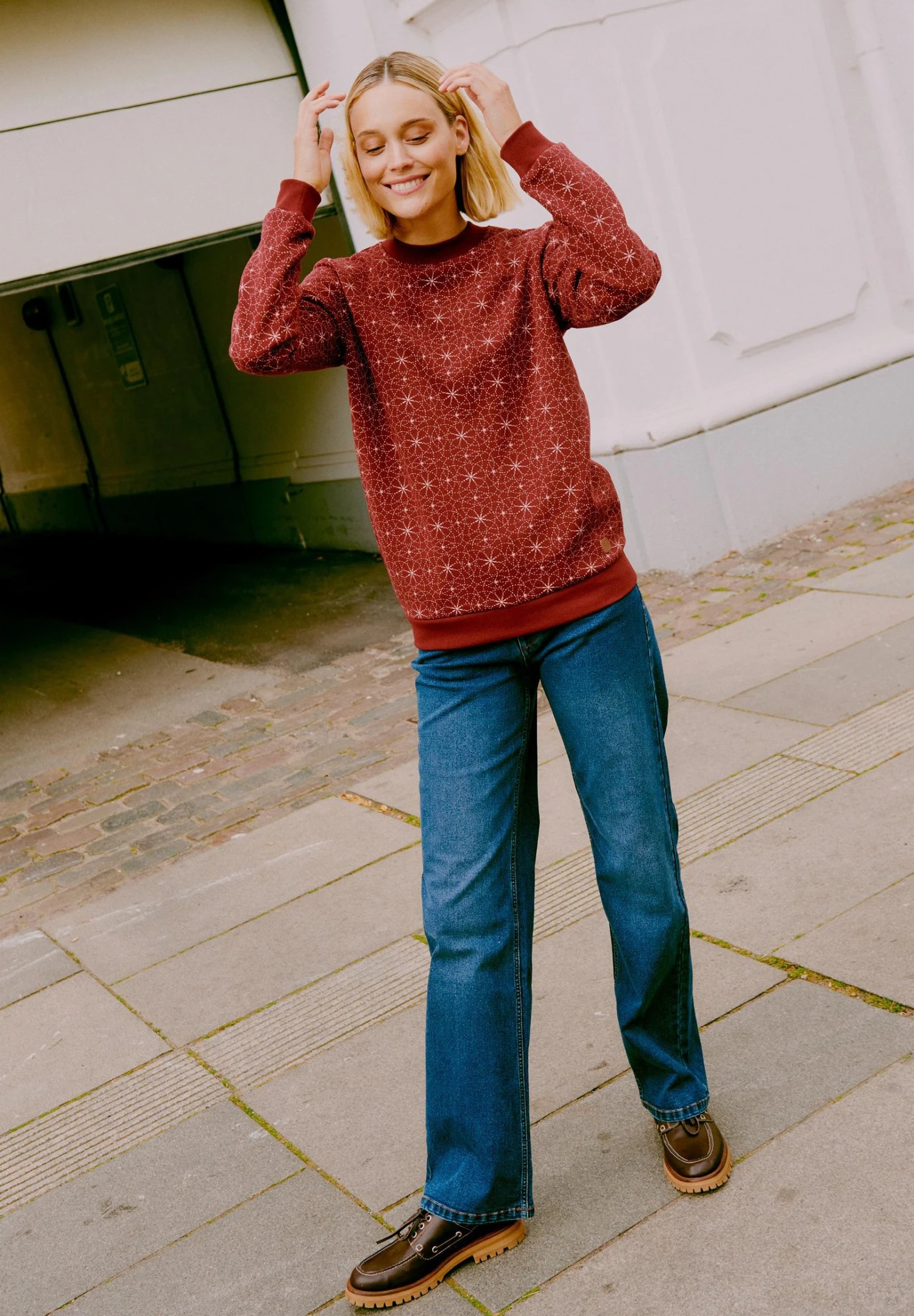 OXMO OXKAREN - Sweatshirt - Chocolate Truffle 1 OXMO OXKAREN - Sweatshirt - Chocolate Truffle