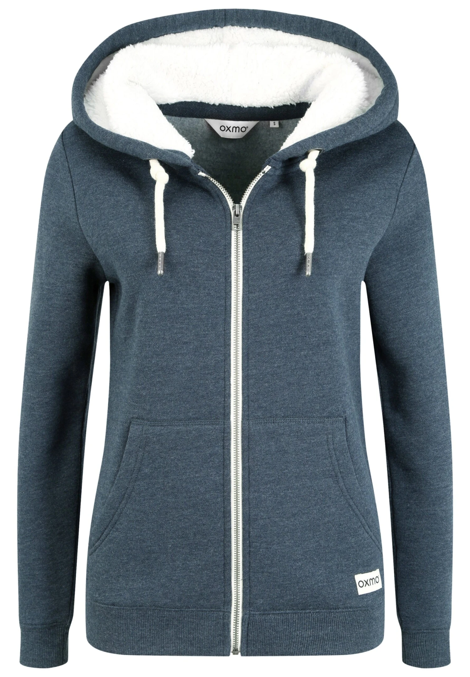 OXMO OXBINJI - Zip-up Sweatshirt - Insignia Blue Melange 6 OXMO OXBINJI - Zip-up Sweatshirt - Insignia Blue Melange - Image 6