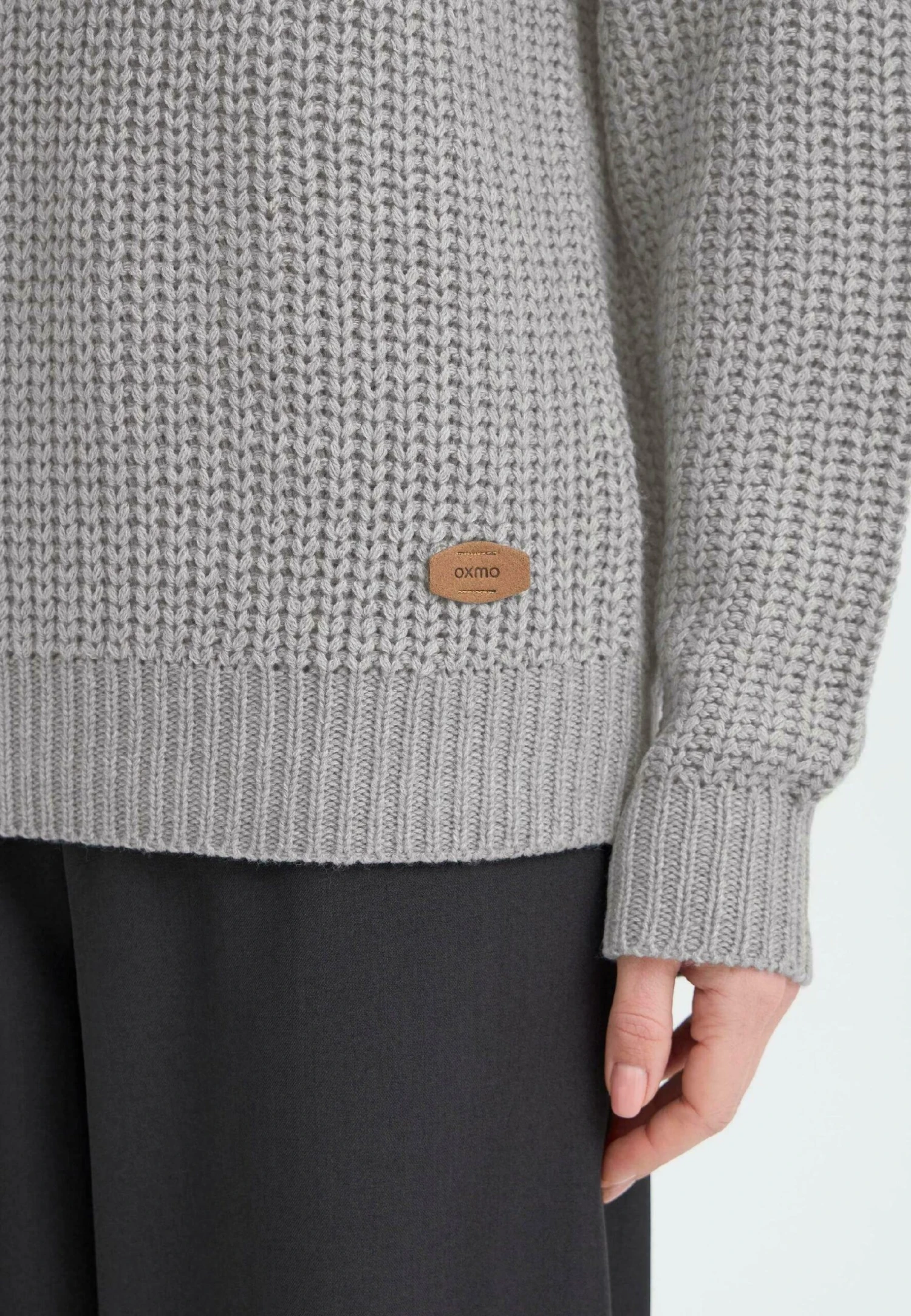 OXMO OXEDNA - Jumper - Medium Grey Melange 5 OXMO OXEDNA - Jumper - Medium Grey Melange - Image 5