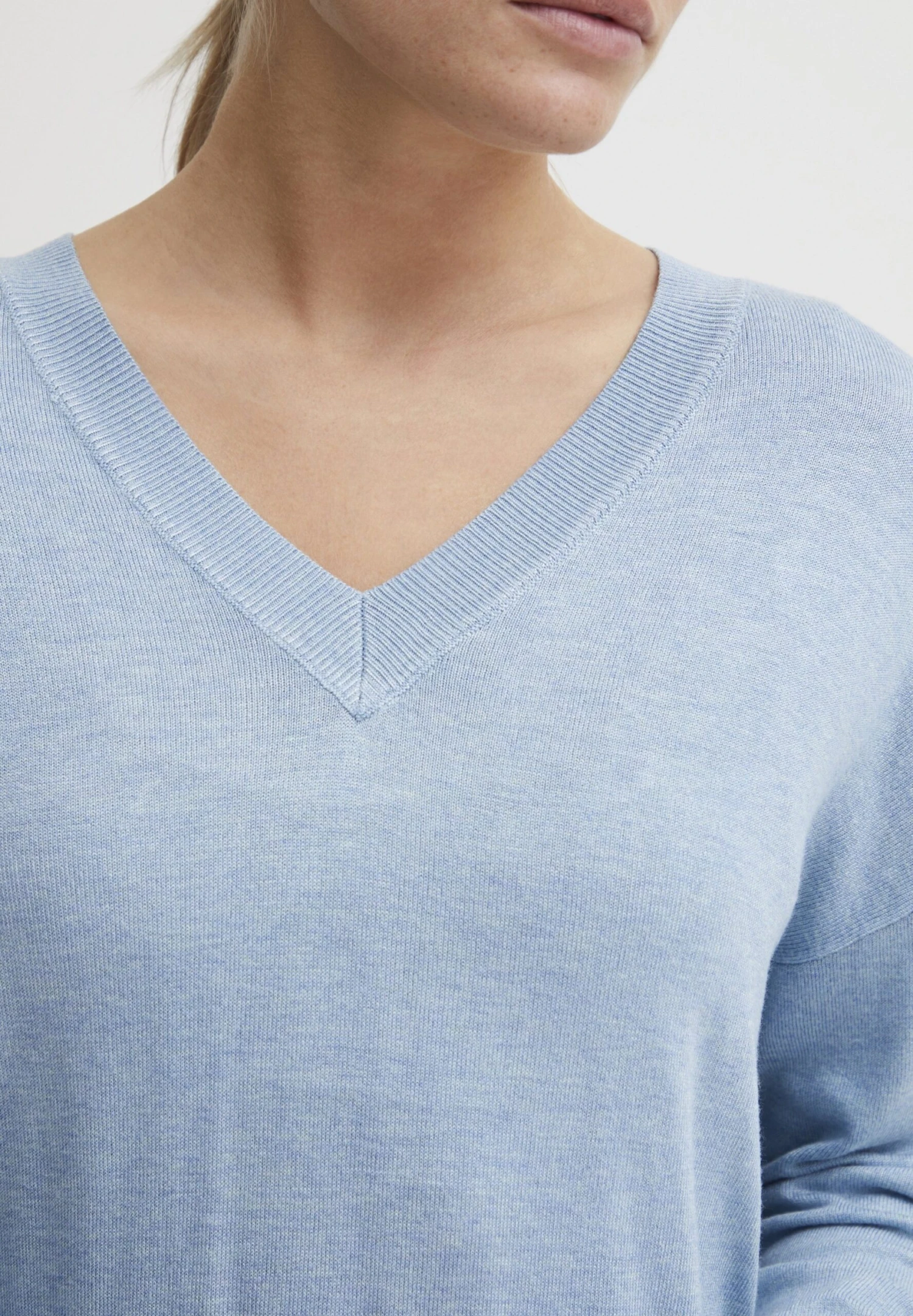 OXMO OXHelle - Jumper - Blue Bell Melange 4 OXMO OXHelle - Jumper - Blue Bell Melange - Image 4