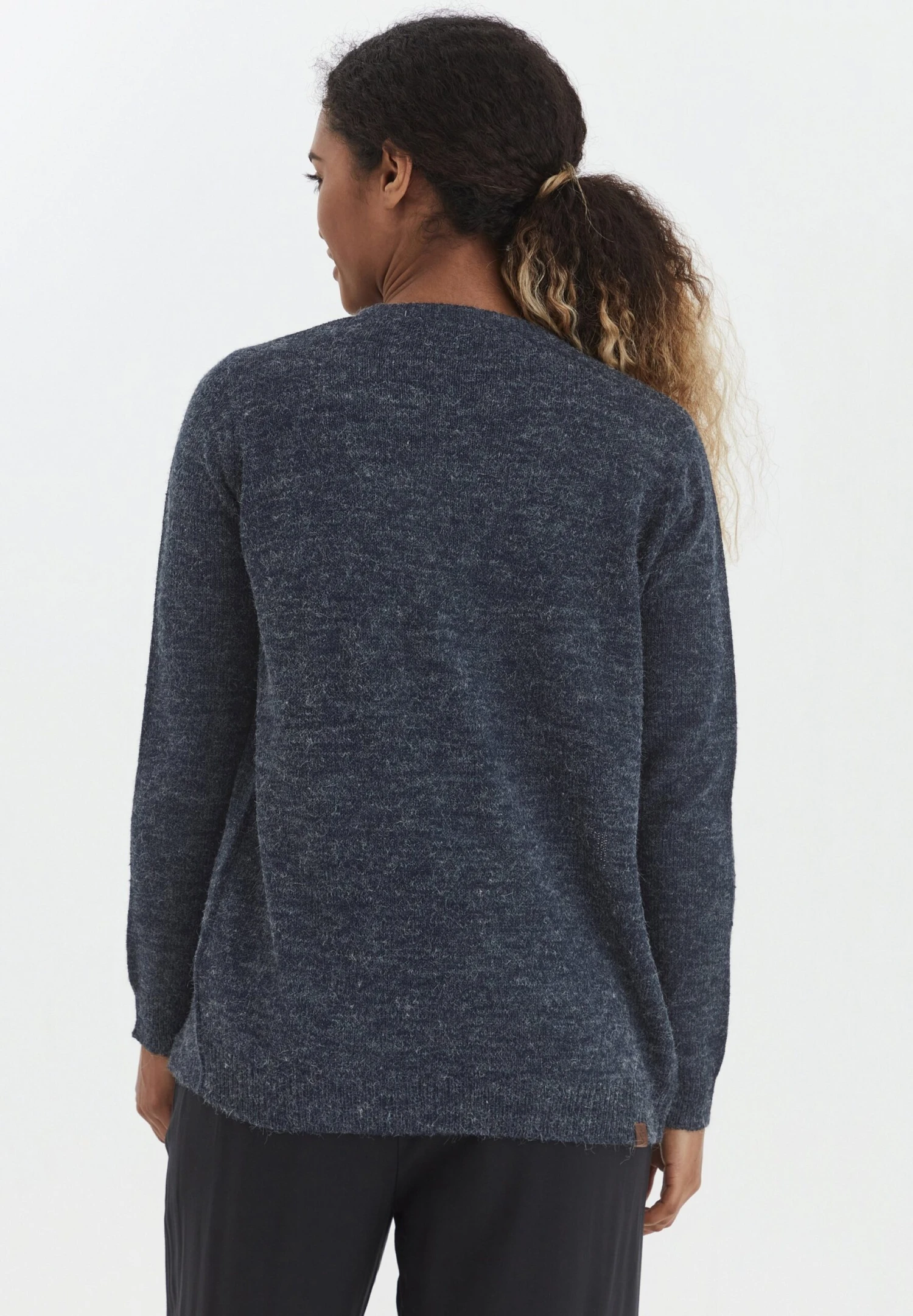 OXMO OXNENA - Cardigan - Dress Blues 3 OXMO OXNENA - Cardigan - Dress Blues - Image 3