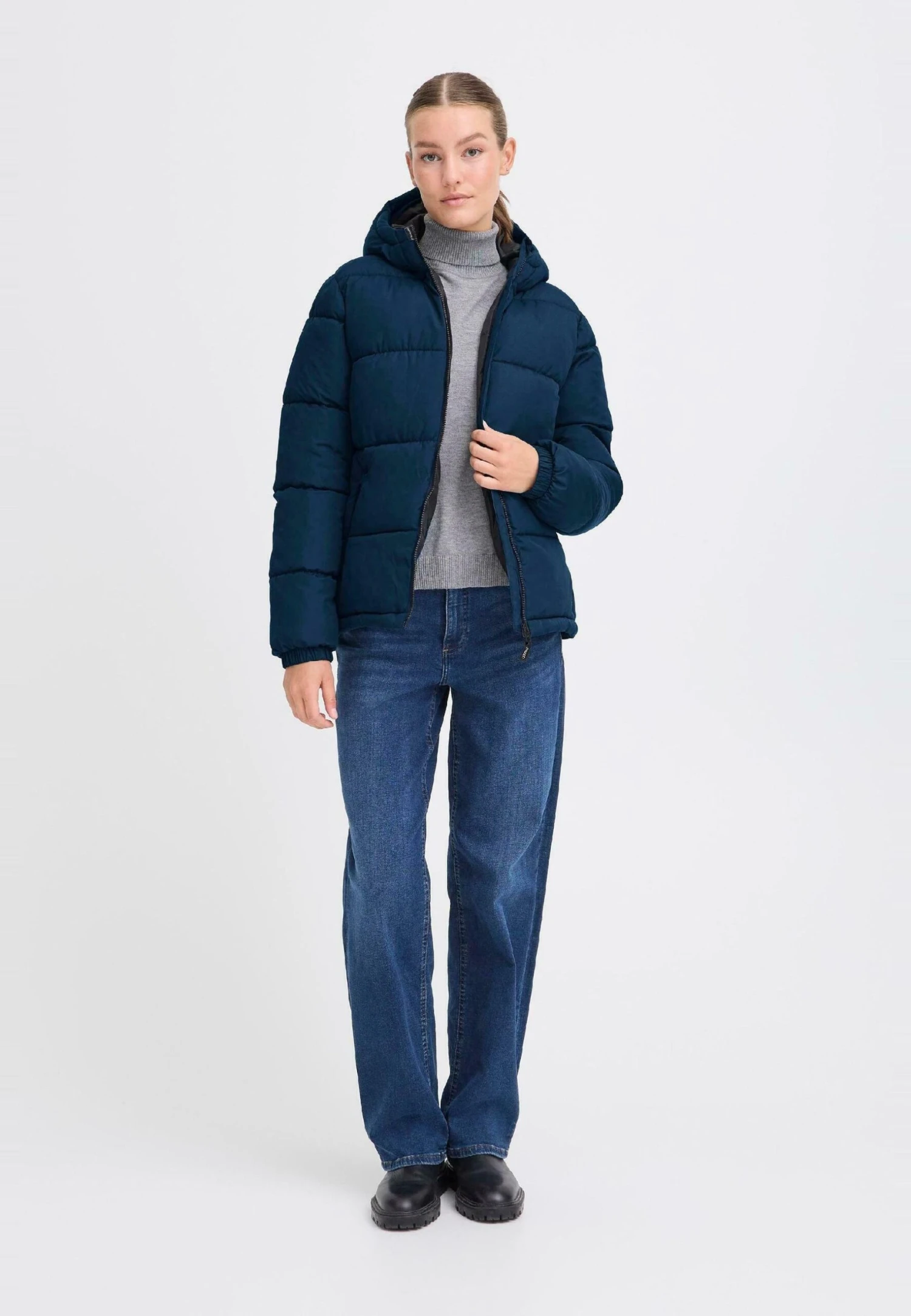 OXMO OXMINNA - Winter Jacket - Dress Blues 2 OXMO OXMINNA - Winter Jacket - Dress Blues - Image 2