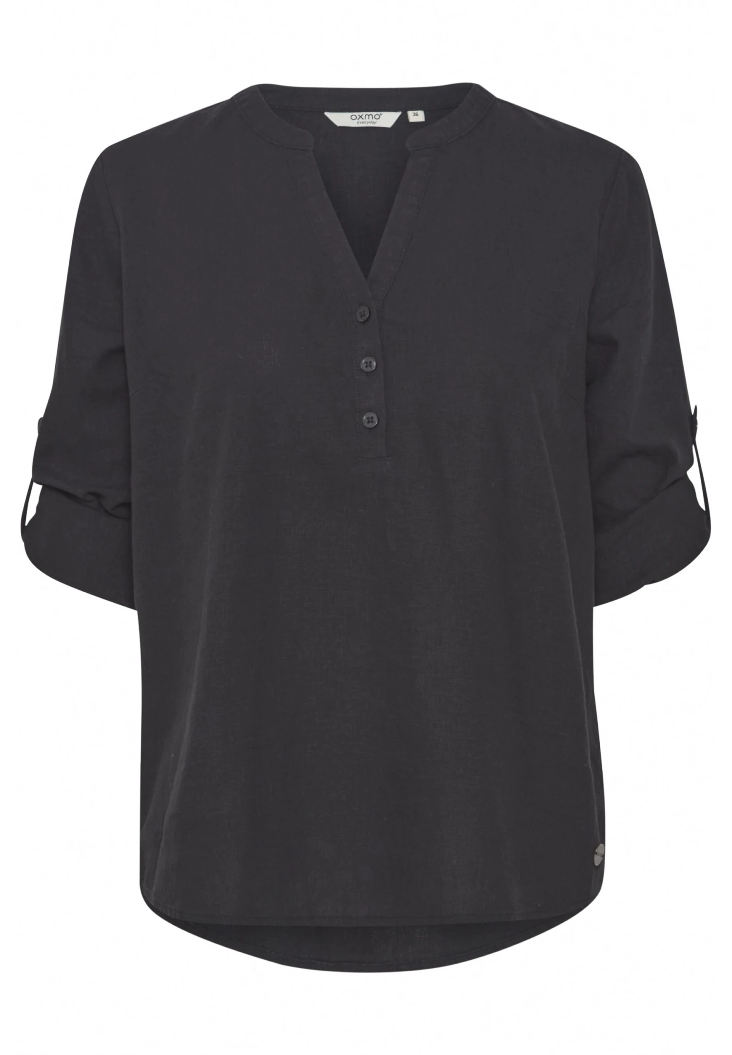OXMO OXANJA LINEN MIX - Blouse - Seagrass 9 OXMO OXANJA LINEN MIX - Blouse - Seagrass - Image 9
