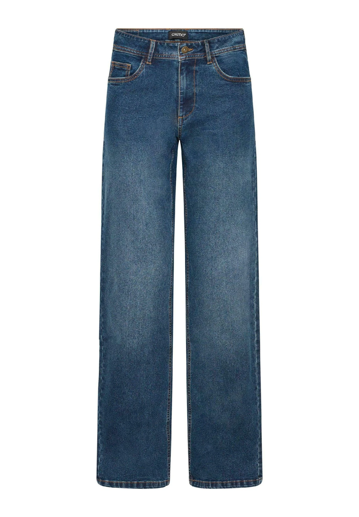 OXMO OXHELLE - Straight Leg Jeans - Dark Blue Denim 9 OXMO OXHELLE - Straight Leg Jeans - Dark Blue Denim - Image 9