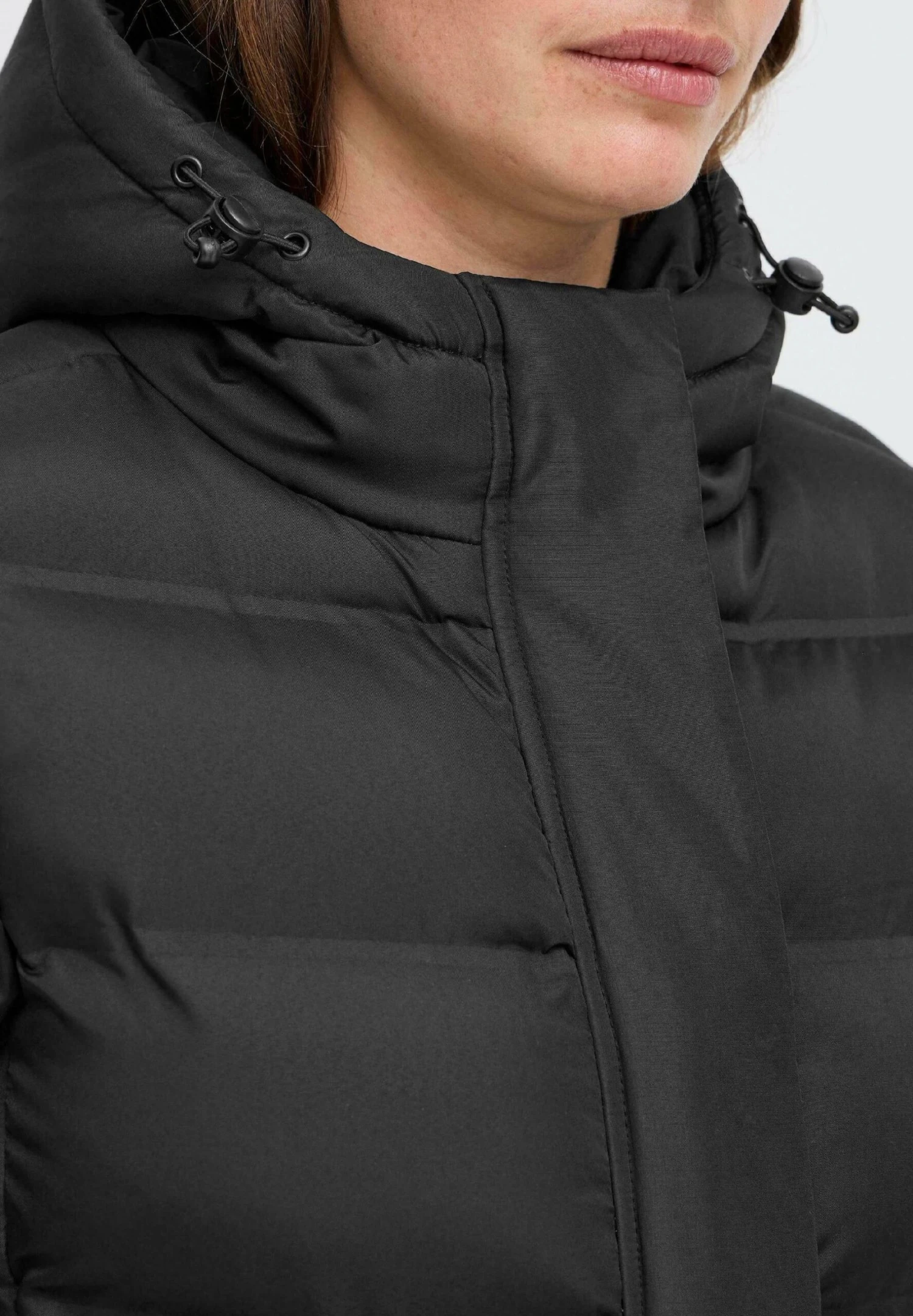 OXMO OXMARINETTA - Winter Coat - True Black 4 OXMO OXMARINETTA - Winter Coat - True Black - Image 4