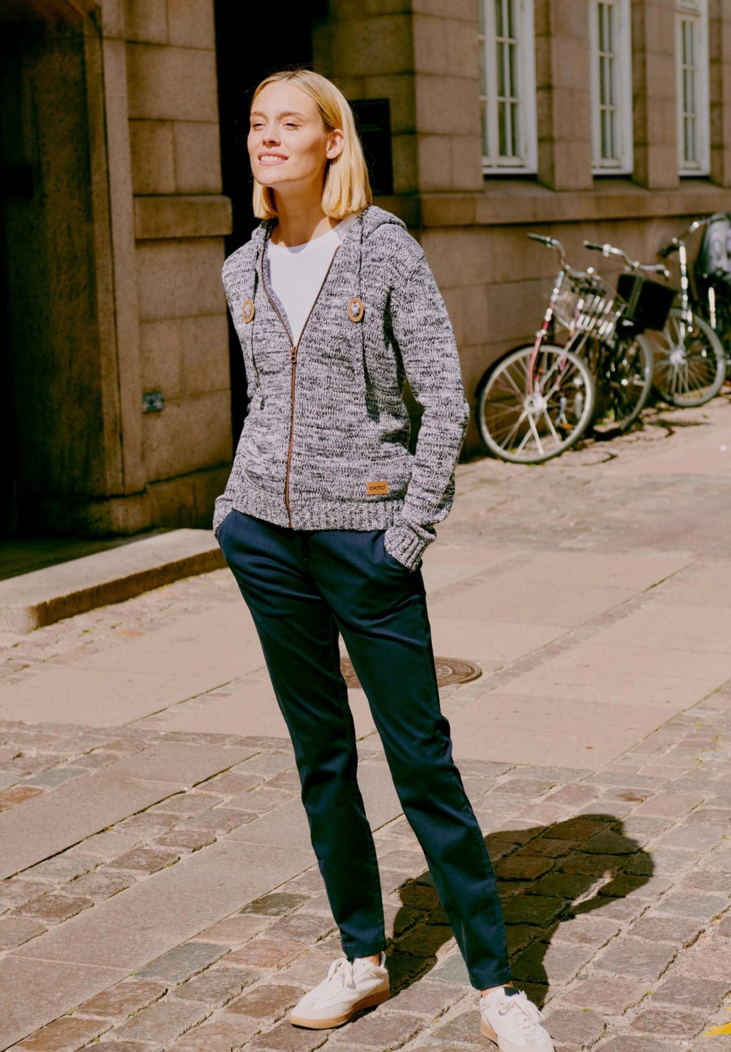 OXMO OXPHILADELPHIA - Cardigan - Insignia B 2 OXMO OXPHILADELPHIA - Cardigan - Insignia B - Image 2