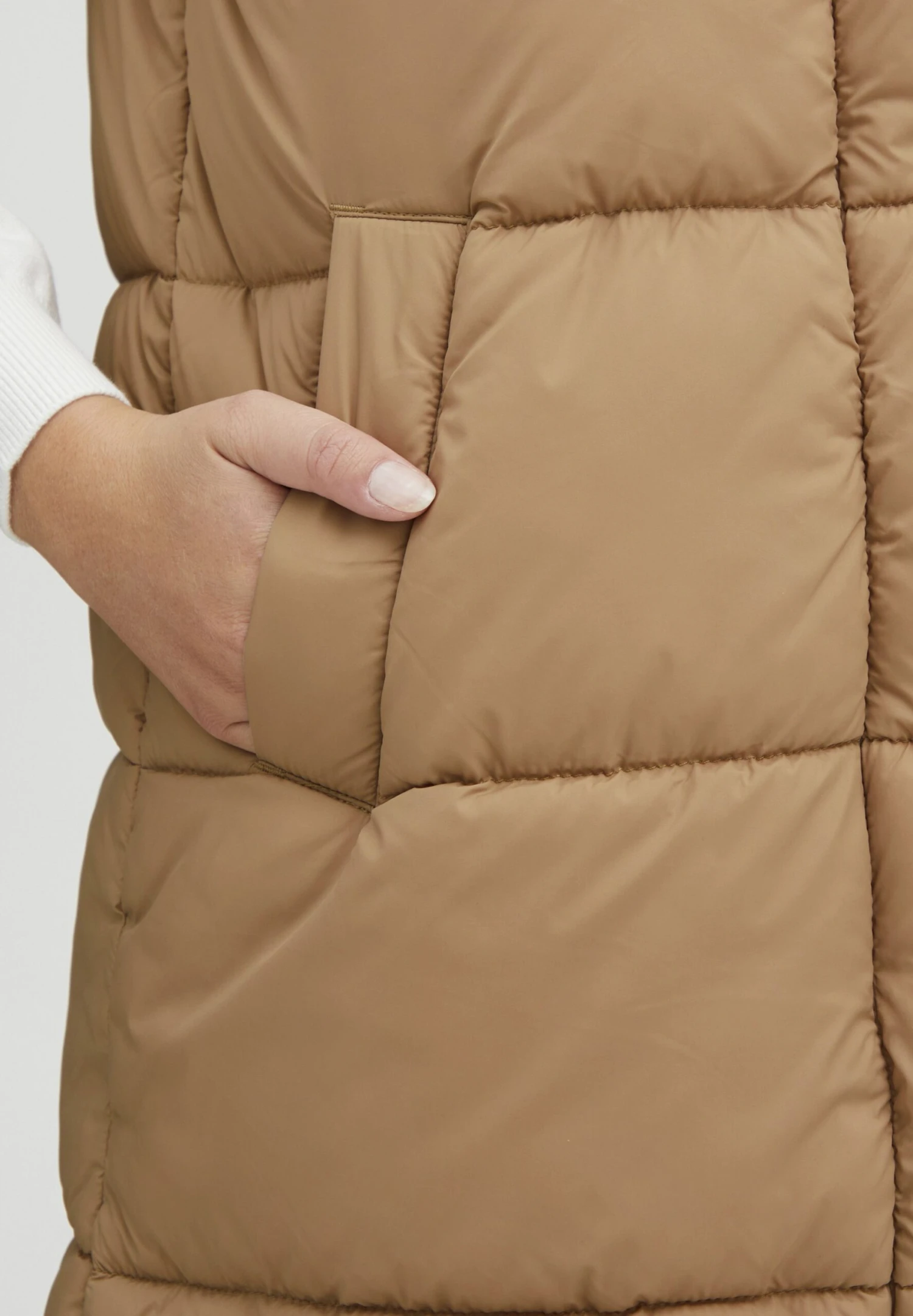 OXMO OXBODANI - Waistcoat - Tannin 5 OXMO OXBODANI - Waistcoat - Tannin - Image 5