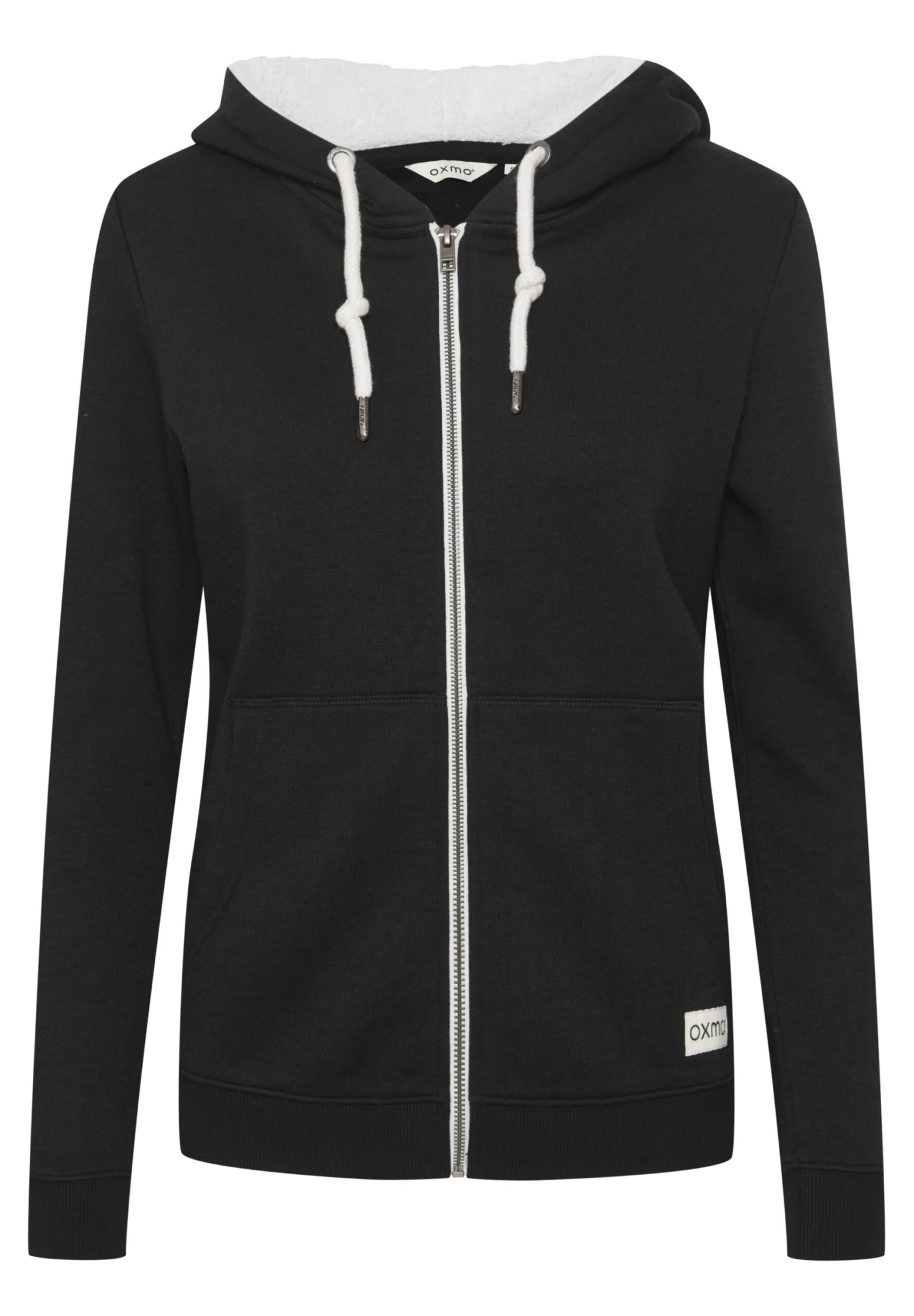 OXMO OXBINJI - Zip-up Sweatshirt - Black 6 OXMO OXBINJI - Zip-up Sweatshirt - Black - Image 6