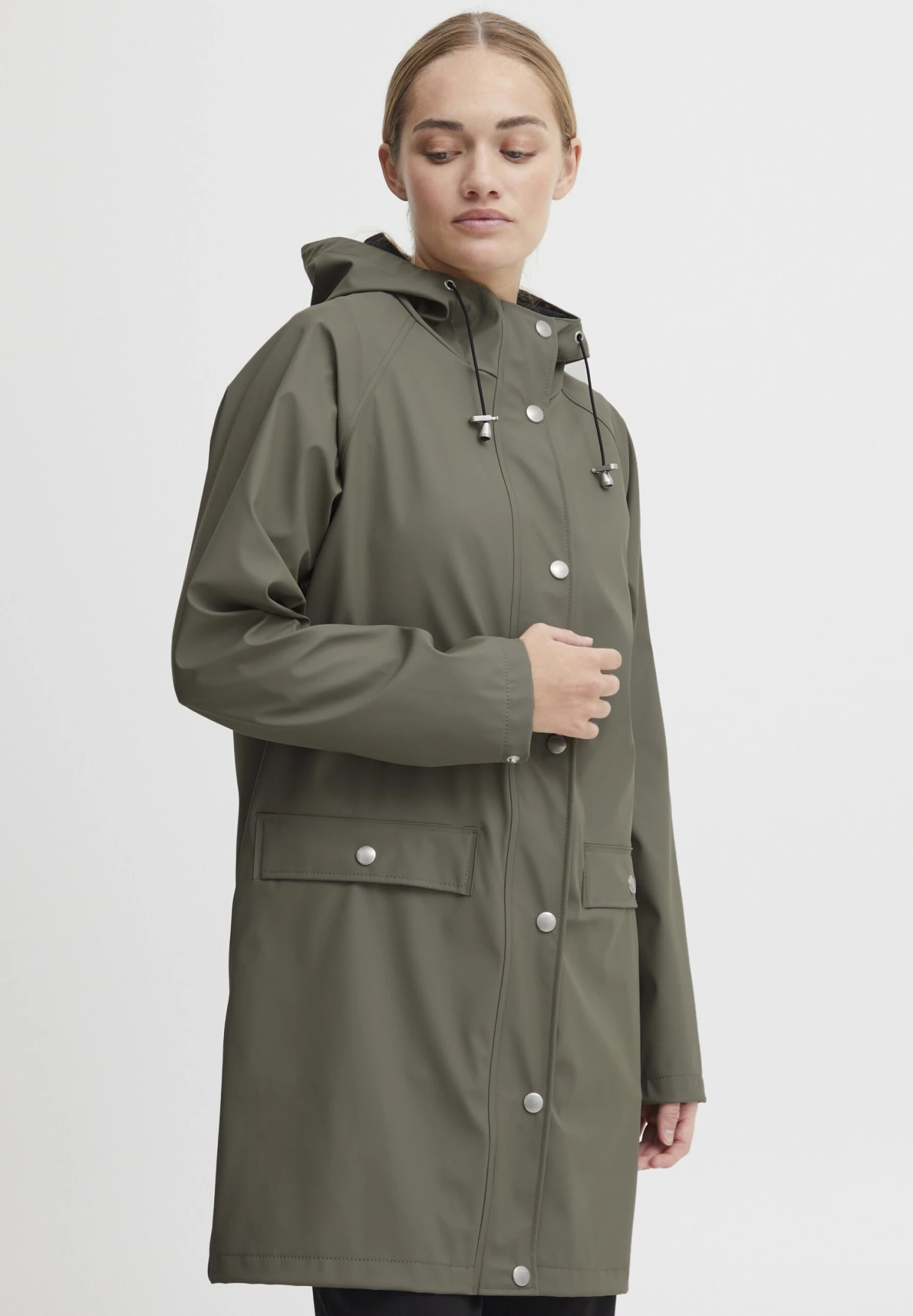 OXMO OXTanne - Parka - Dusty Olive 1 OXMO OXTanne - Parka - Dusty Olive