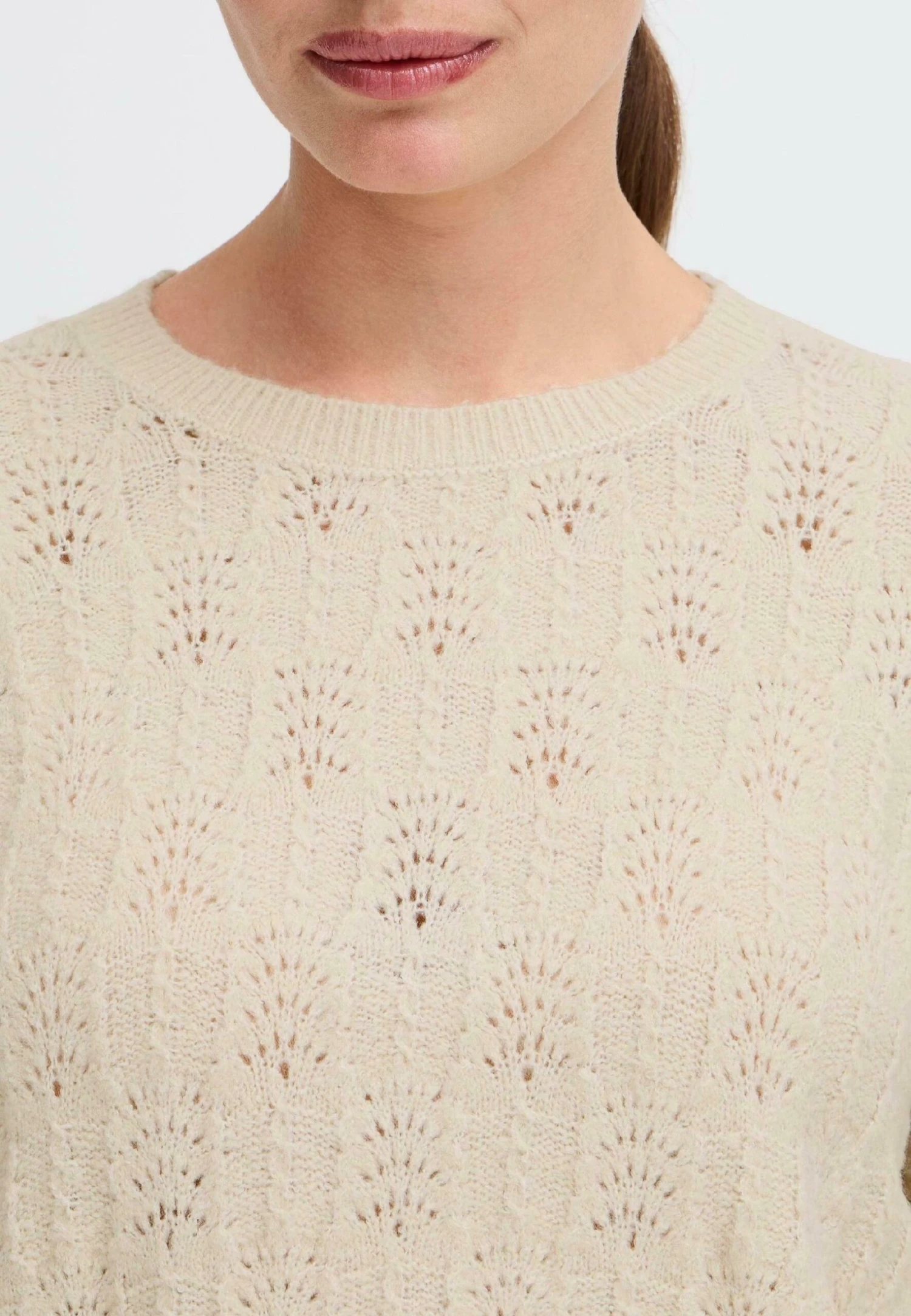 OXMO FRSINVA - Jumper - Pumice Stone 4 OXMO FRSINVA - Jumper - Pumice Stone - Image 4