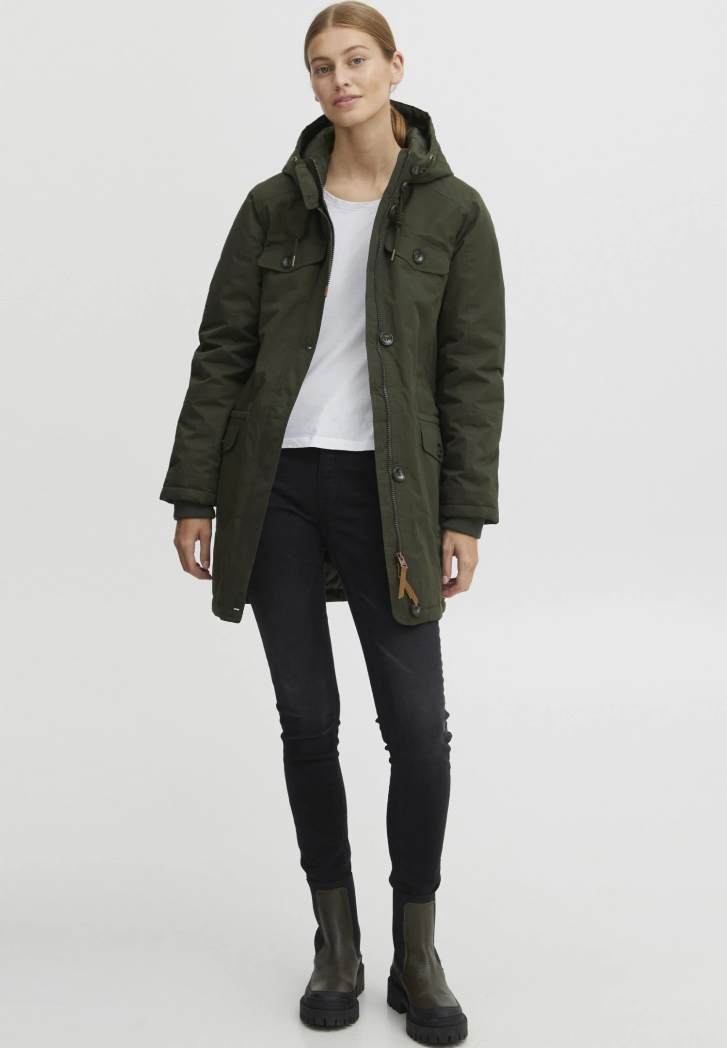 OXMO OXTALA - Winter Coat - Rosin 2 OXMO OXTALA - Winter Coat - Rosin - Image 2