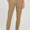 OXMO OXPILAR CASUAL FIT - Chinos - Silver Mink
