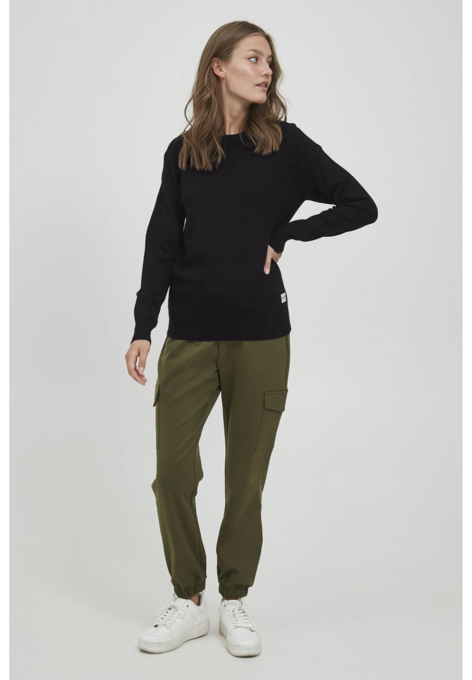 OXMO OXMARIA - Jumper - Black 2 OXMO OXMARIA - Jumper - Black - Image 2