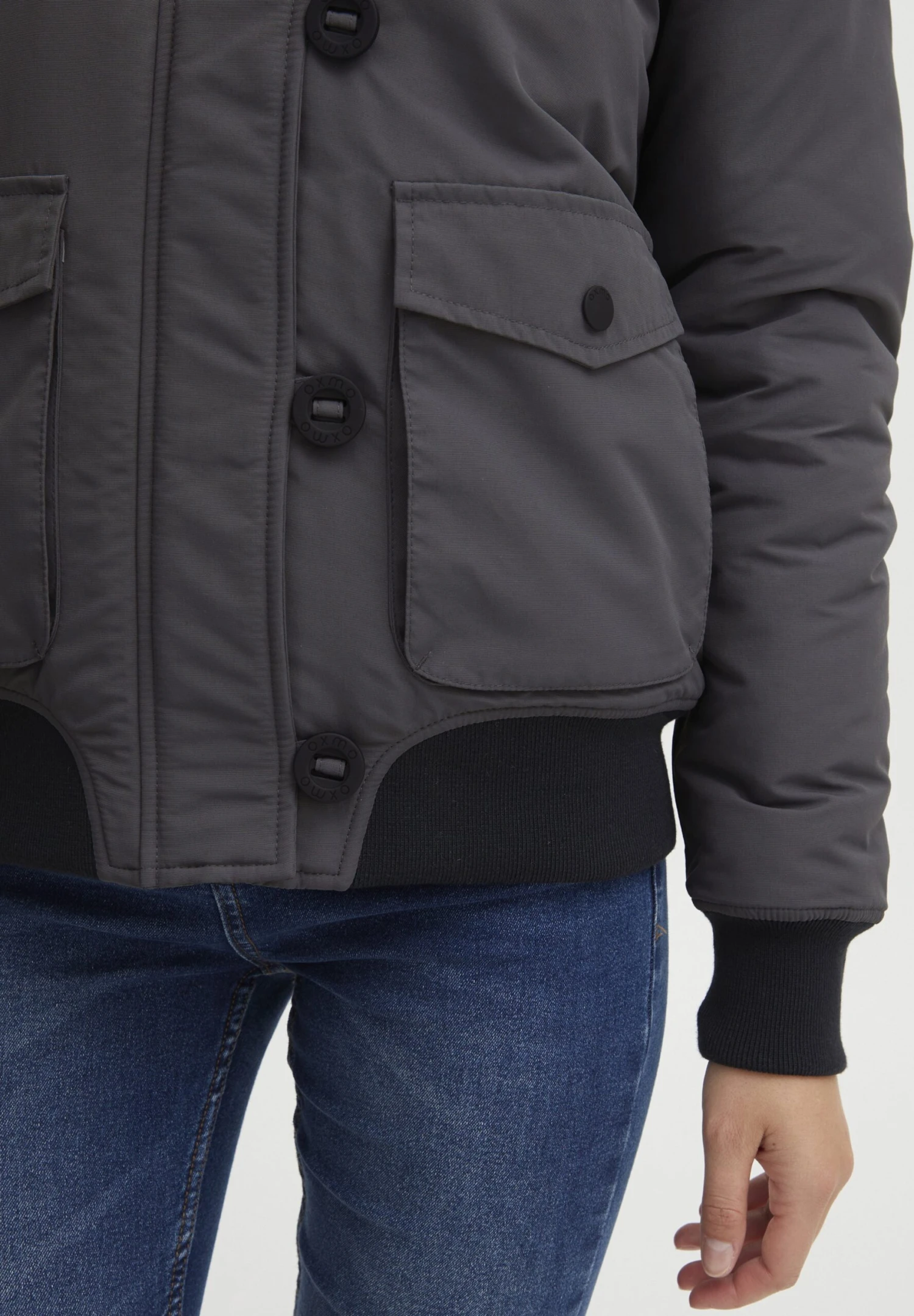 OXMO OXACILA - Winter Jacket - Iron Gate 4 OXMO OXACILA - Winter Jacket - Iron Gate - Image 4