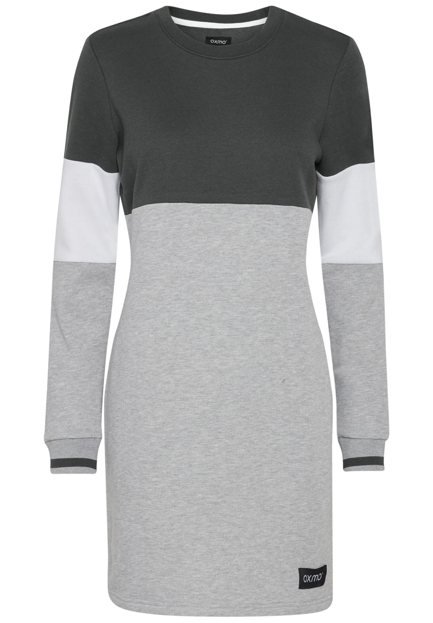 OXMO OXOMILA - Day Dress - Dark Grey Melange 6 OXMO OXOMILA - Day Dress - Dark Grey Melange - Image 6