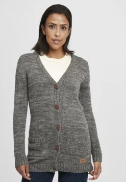 OXMO OXHILEMONA - Cardigan - Dark Grey