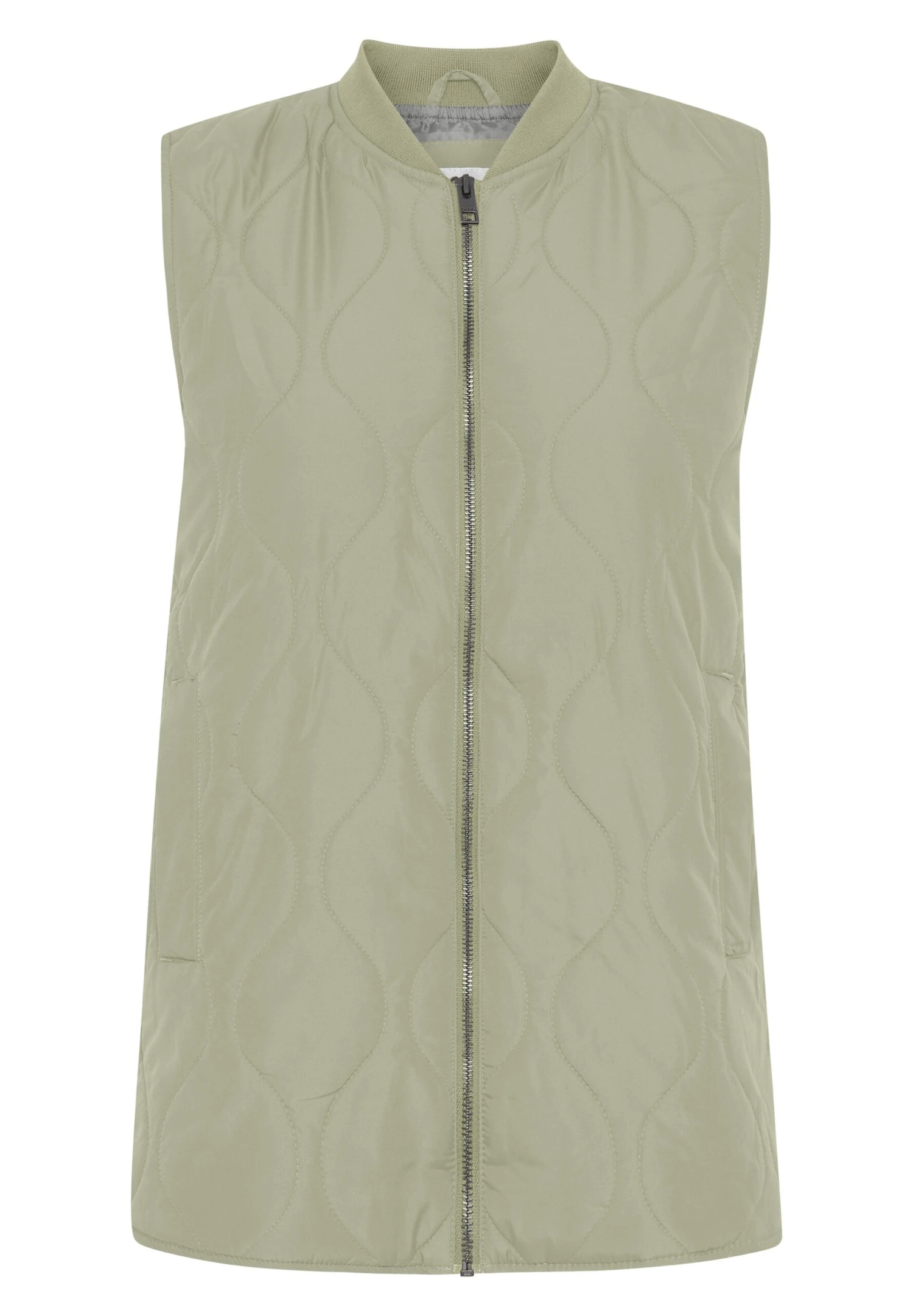 OXMO OXSvala - Waistcoat - Seagrass 5 OXMO OXSvala - Waistcoat - Seagrass - Image 5