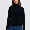 OXMO OXEBBA HALFZIP - Sweatshirt - Black