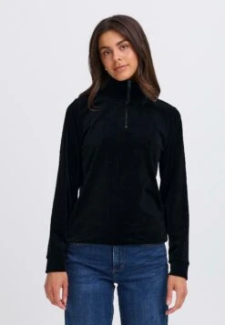 OXMO OXEBBA HALFZIP - Sweatshirt - Black
