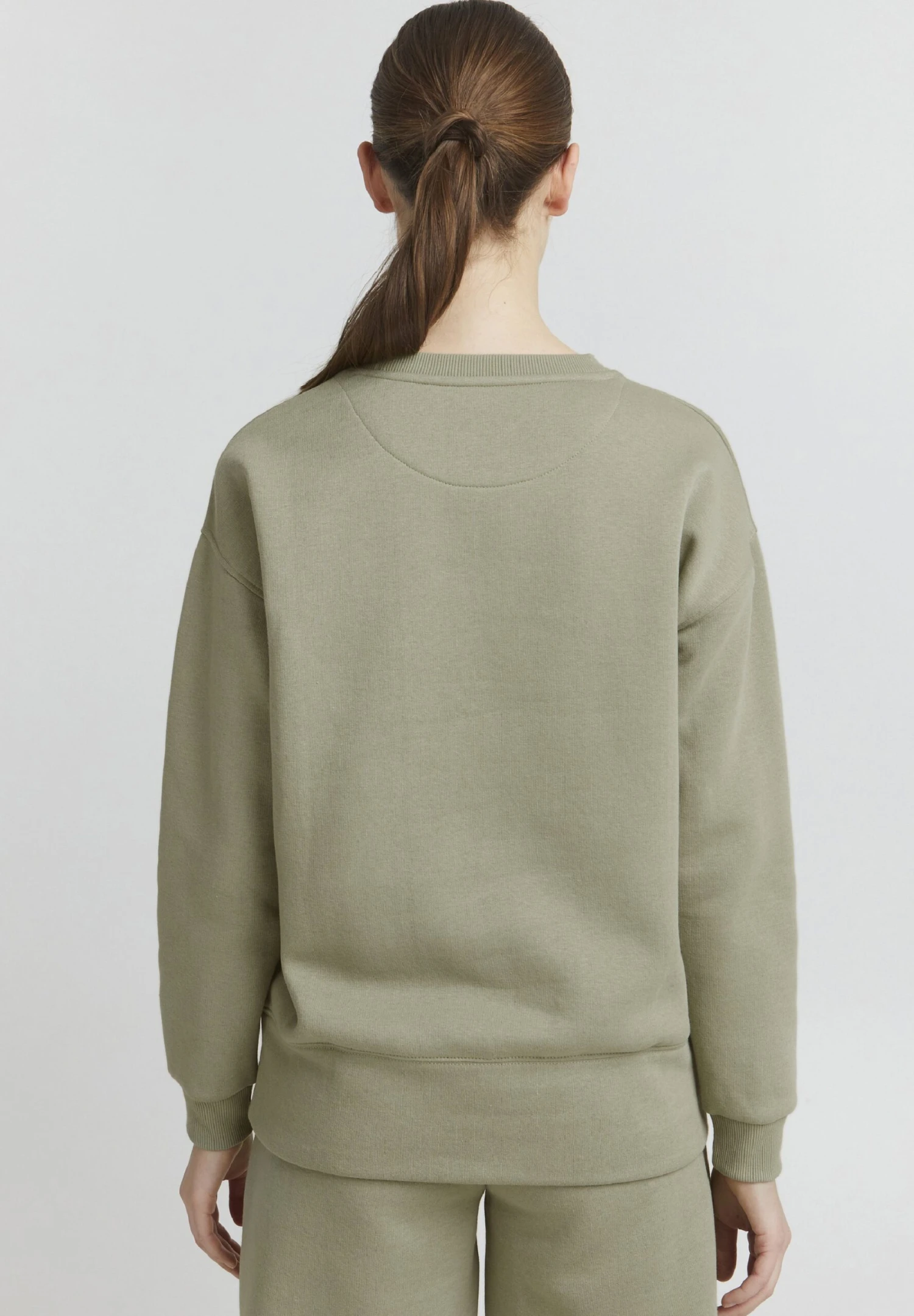OXMO OXHOLMA - Sweatshirt - Seagrass 3 OXMO OXHOLMA - Sweatshirt - Seagrass - Image 3