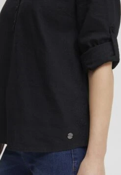 OXMO OXANJA LINEN MIX - Blouse - Black 13 OXMO OXANJA LINEN MIX - Blouse - Black -OXMO Store 4d12429d8de940efa201a262fc35577d