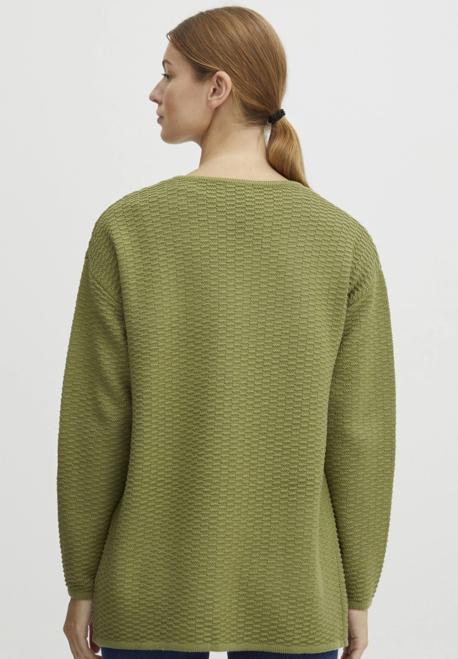 OXMO OXMILINE - Cardigan - Sage 3 OXMO OXMILINE - Cardigan - Sage - Image 3