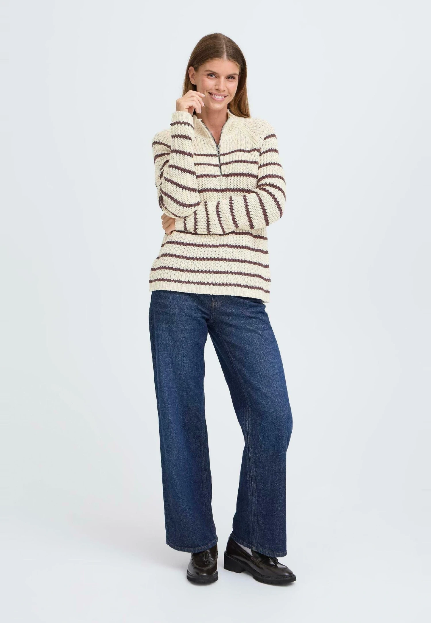 OXMO FRKANNA - Jumper - Fudge Mix 2 OXMO FRKANNA - Jumper - Fudge Mix - Image 2