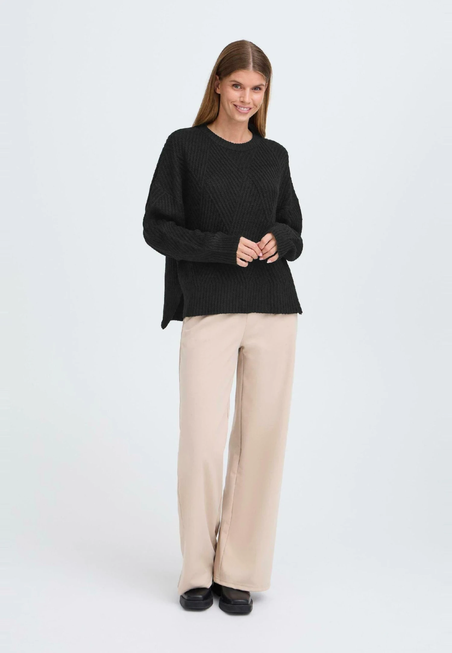 OXMO IHBOMMA - Jumper - Black 2 OXMO IHBOMMA - Jumper - Black - Image 2