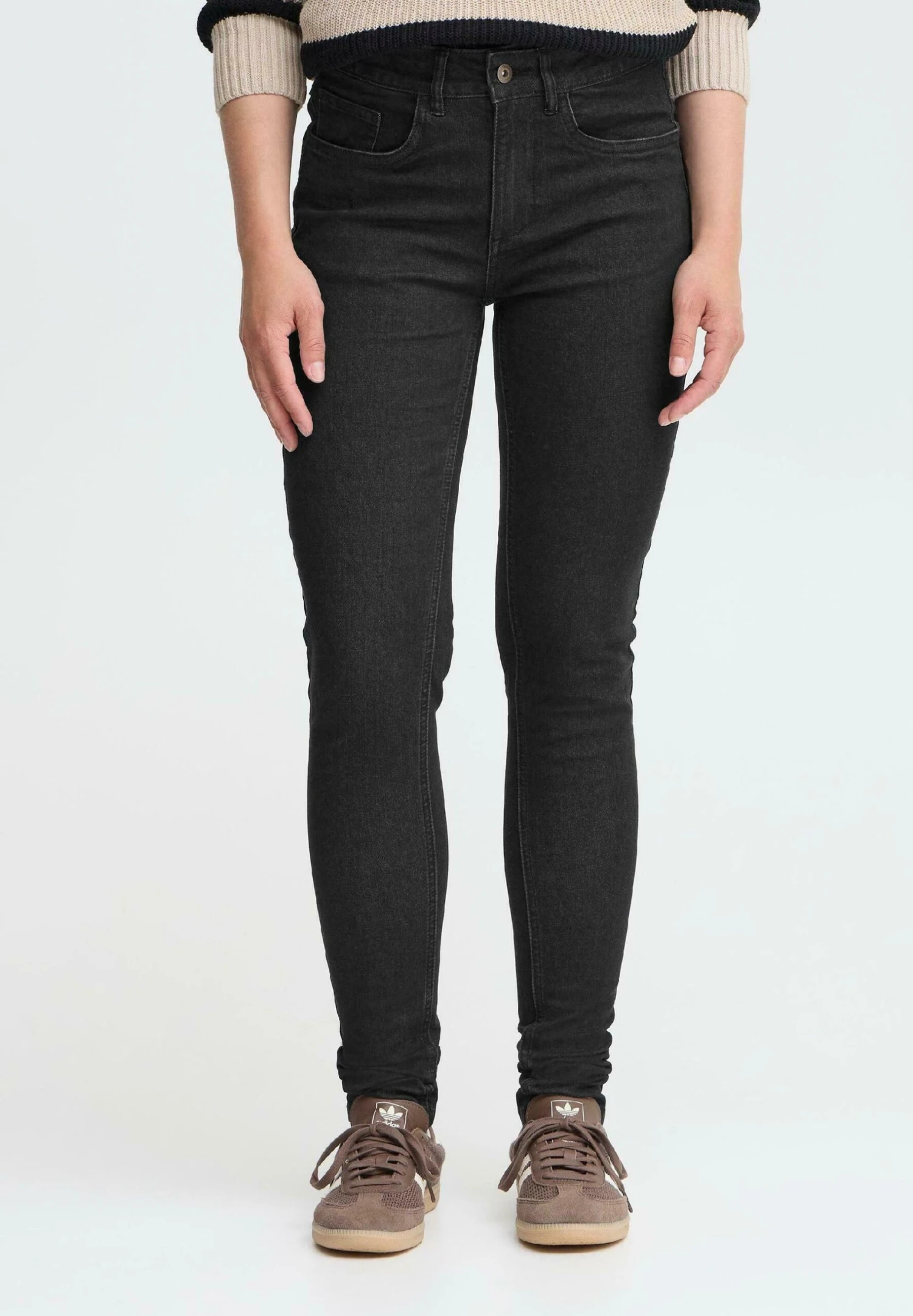 OXMO OXHELLE - Jeans Skinny Fit - Black Denim 4 OXMO OXHELLE - Jeans Skinny Fit - Black Denim - Image 4
