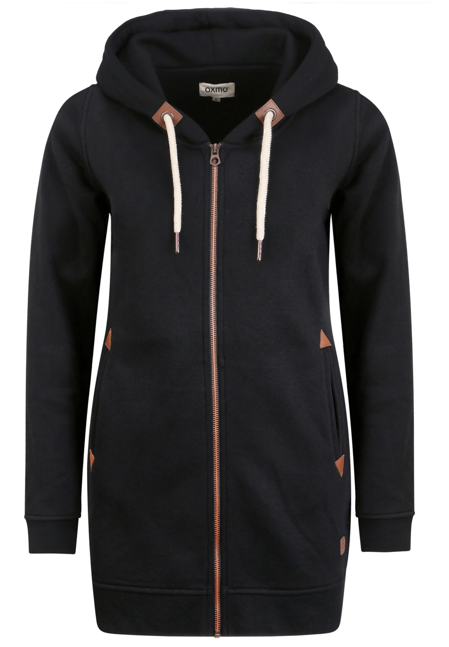 OXMO OXVicky - Zip-up Sweatshirt - Ins Bl Mel 10 OXMO OXVicky - Zip-up Sweatshirt - Ins Bl Mel - Image 10