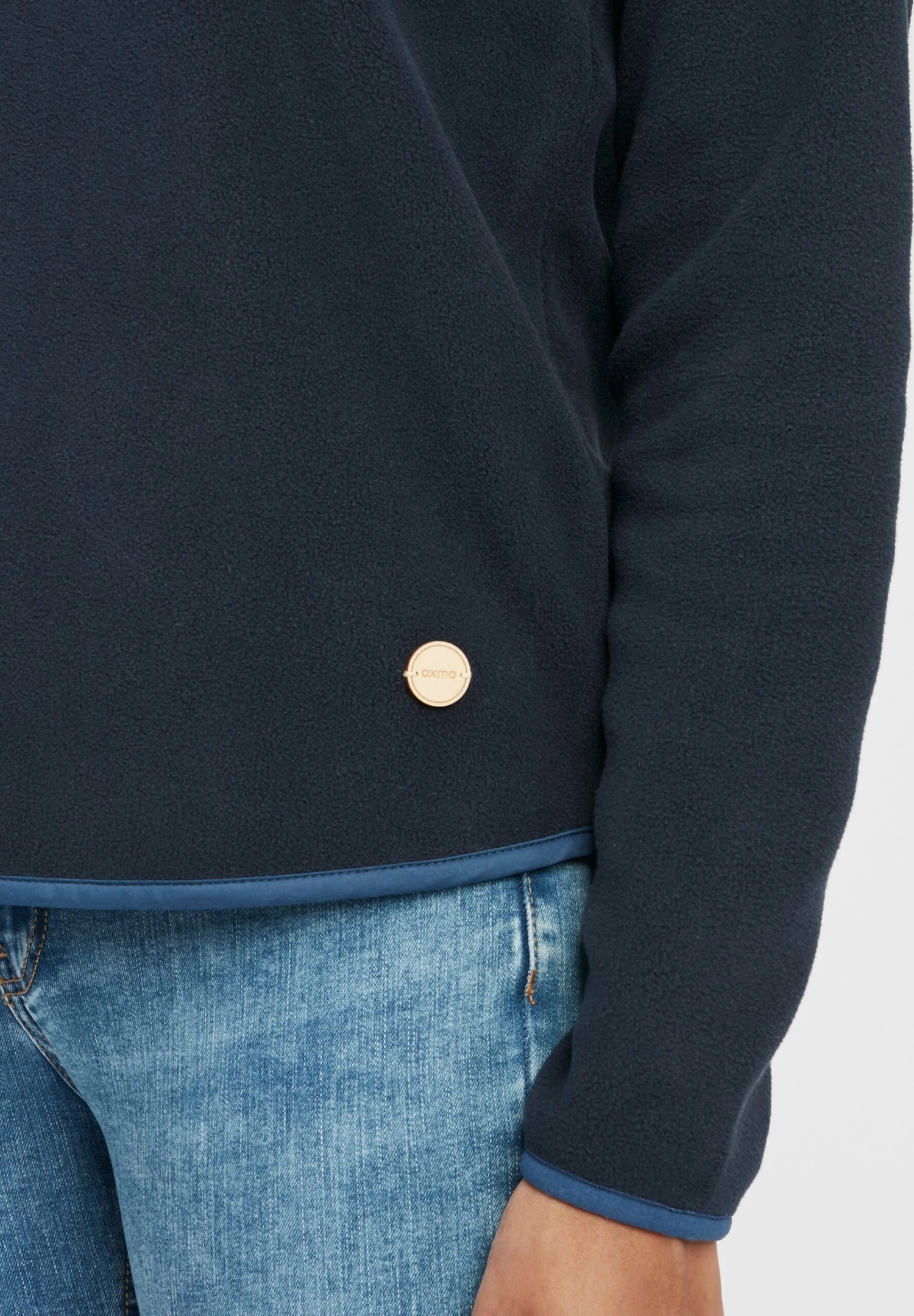 OXMO OXMalita - Fleece Jumper - Insignia Blue 5 OXMO OXMalita - Fleece Jumper - Insignia Blue - Image 5