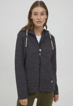 OXMO OXFia - Zip-up Sweatshirt - Black