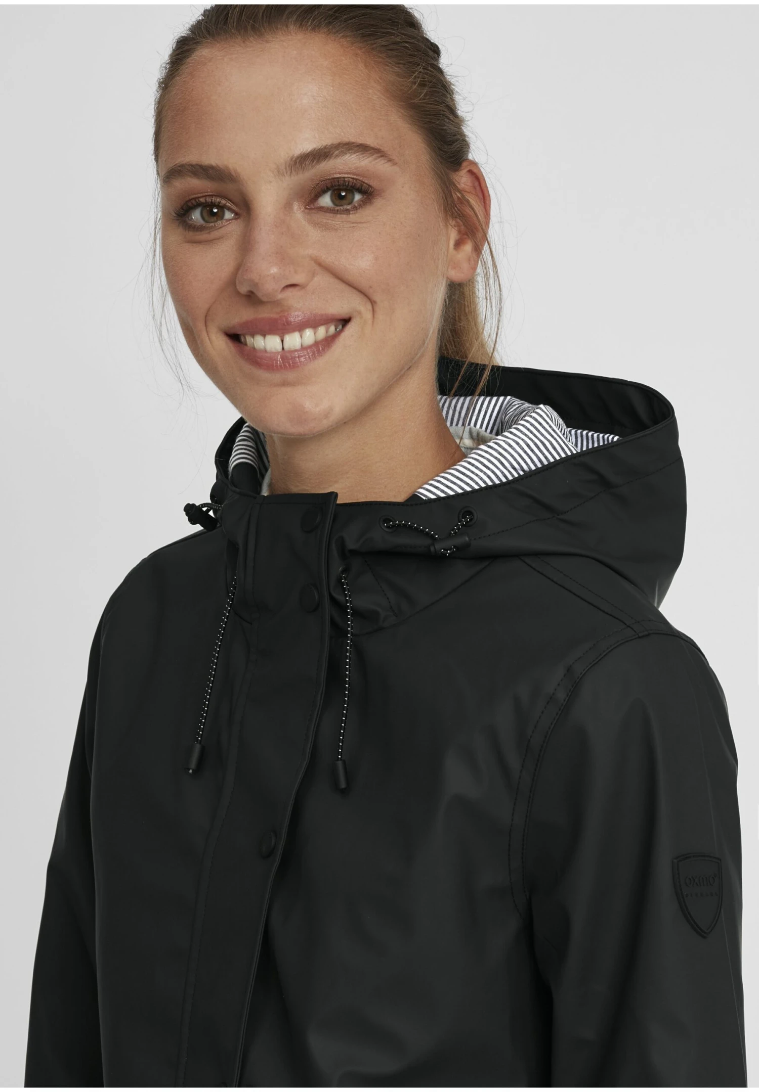 OXMO OXBECKY - Waterproof Jacket - Black 4 OXMO OXBECKY - Waterproof Jacket - Black - Image 4
