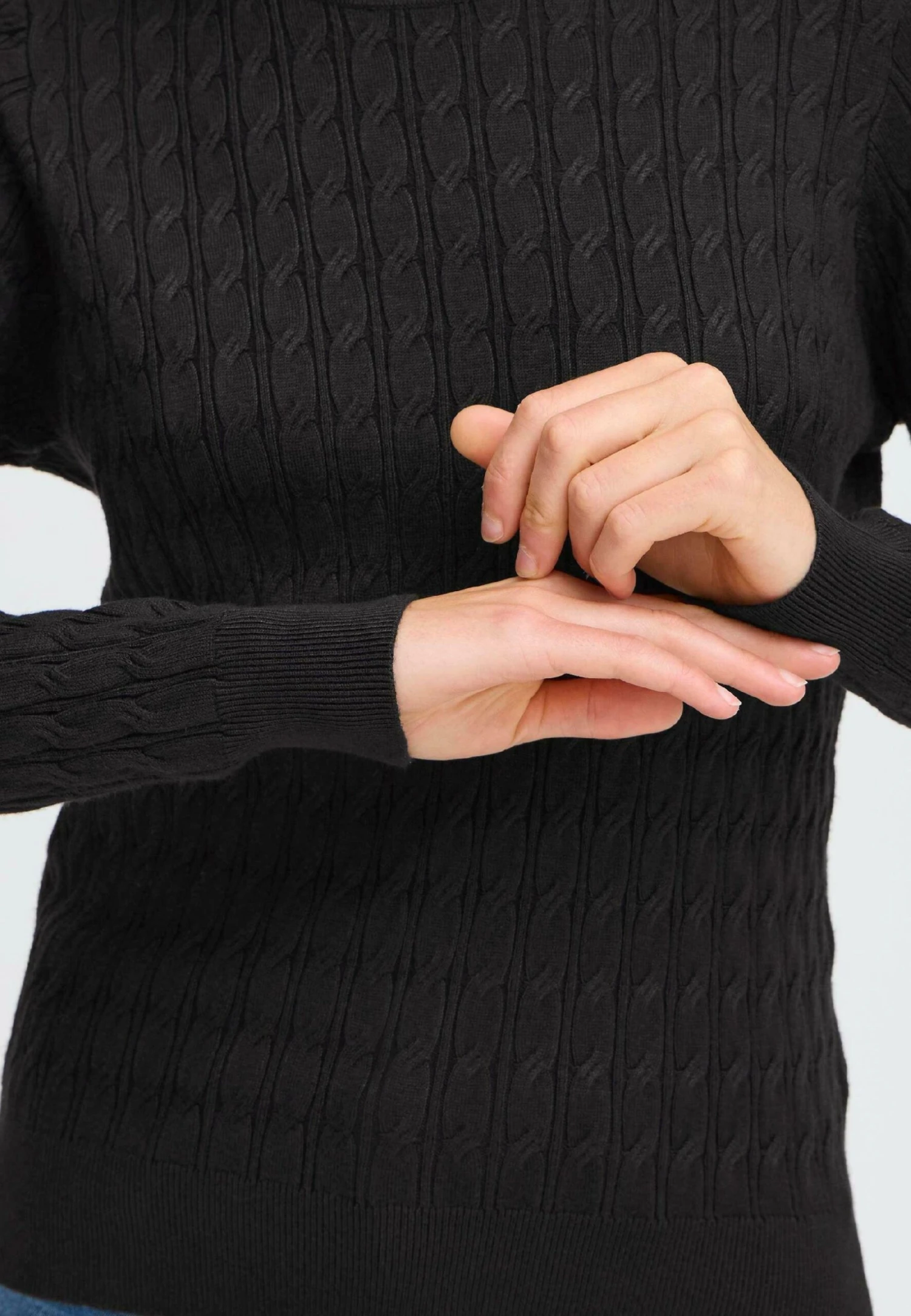 OXMO IHSISSE - Jumper - Black 5 OXMO IHSISSE - Jumper - Black - Image 5