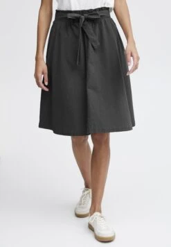 OXMO OXLERKE - A-line Skirt - Dark Shadow