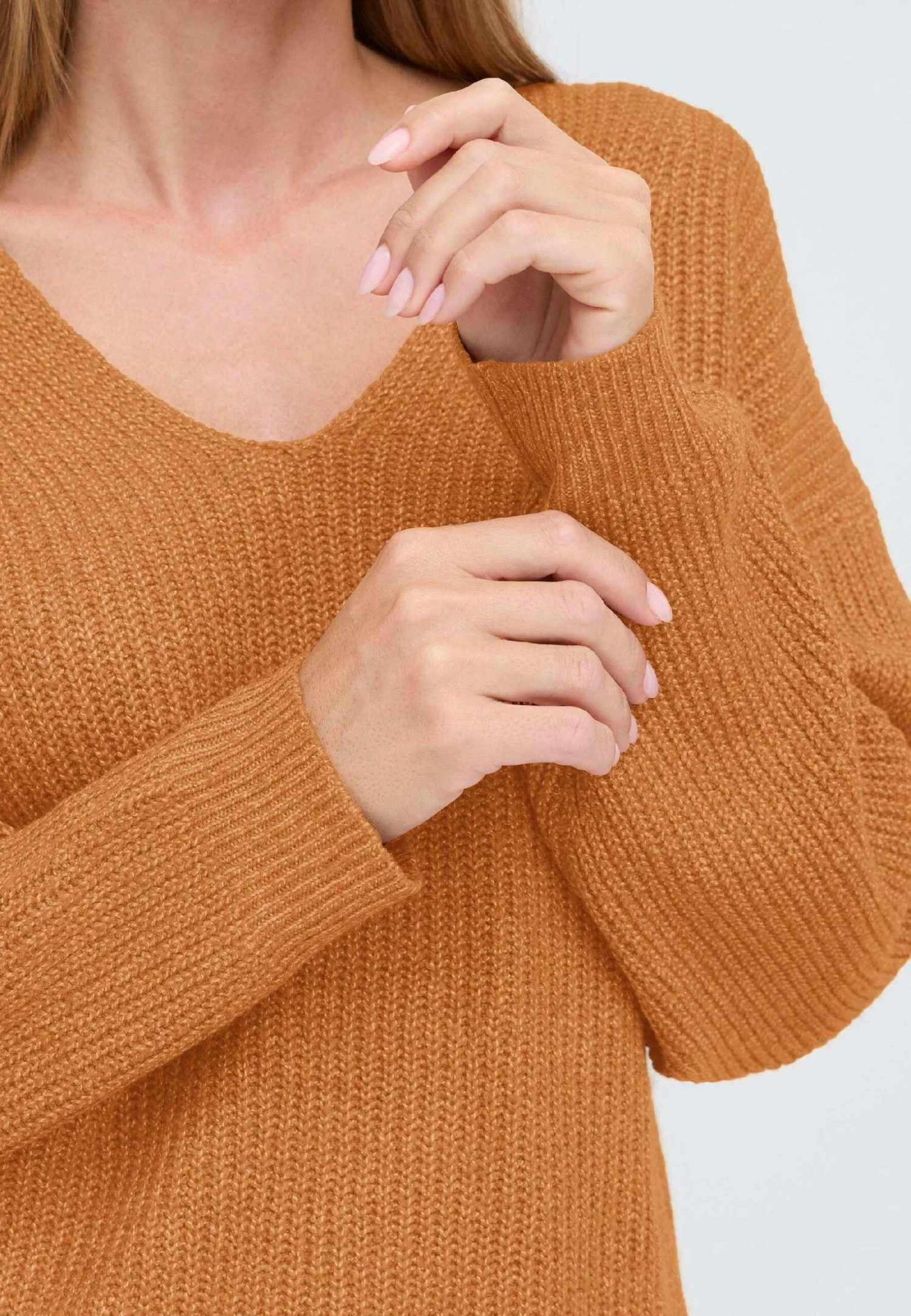 OXMO IHCALLIE - Jumper - Brown Sugar 4 OXMO IHCALLIE - Jumper - Brown Sugar - Image 4