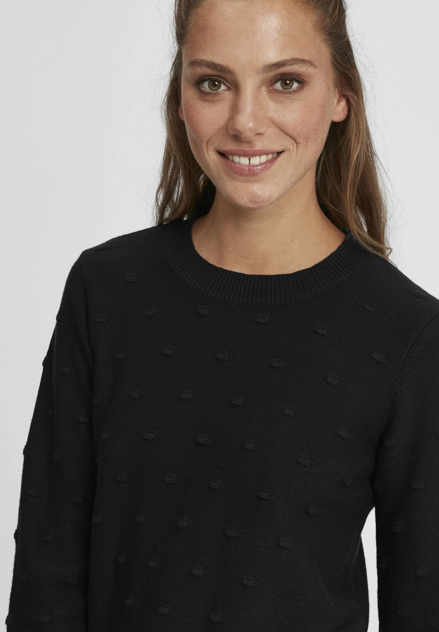 OXMO OXDOTTA - Jumper - Black 4 OXMO OXDOTTA - Jumper - Black - Image 4