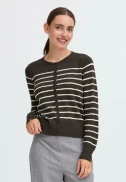 OXMO FRKEANA - Cardigan - Chocolate Torte Mix