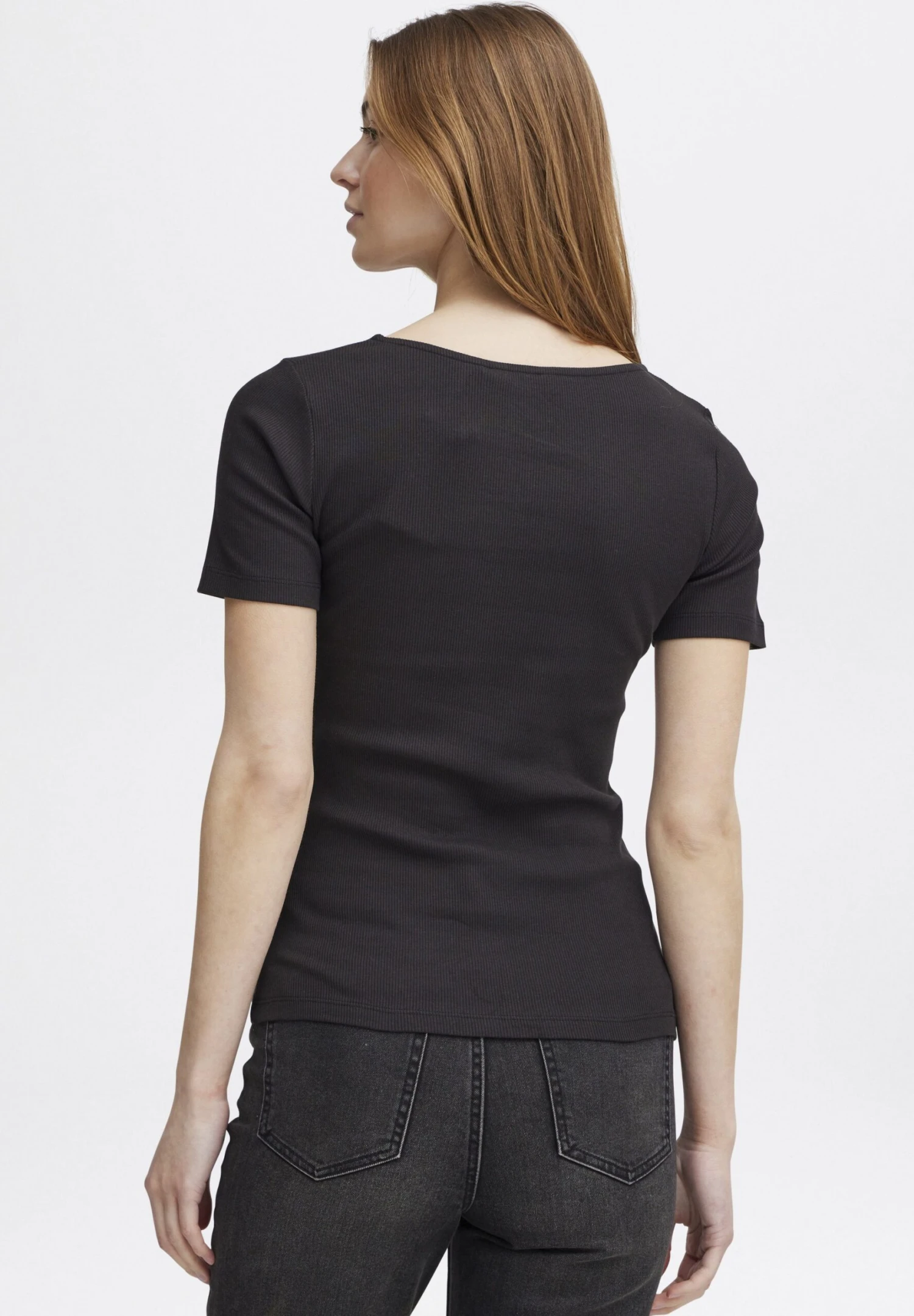 OXMO OXISAN 2 PACK - Basic T-shirt - Black Black 3 OXMO OXISAN 2 PACK - Basic T-shirt - Black Black - Image 3