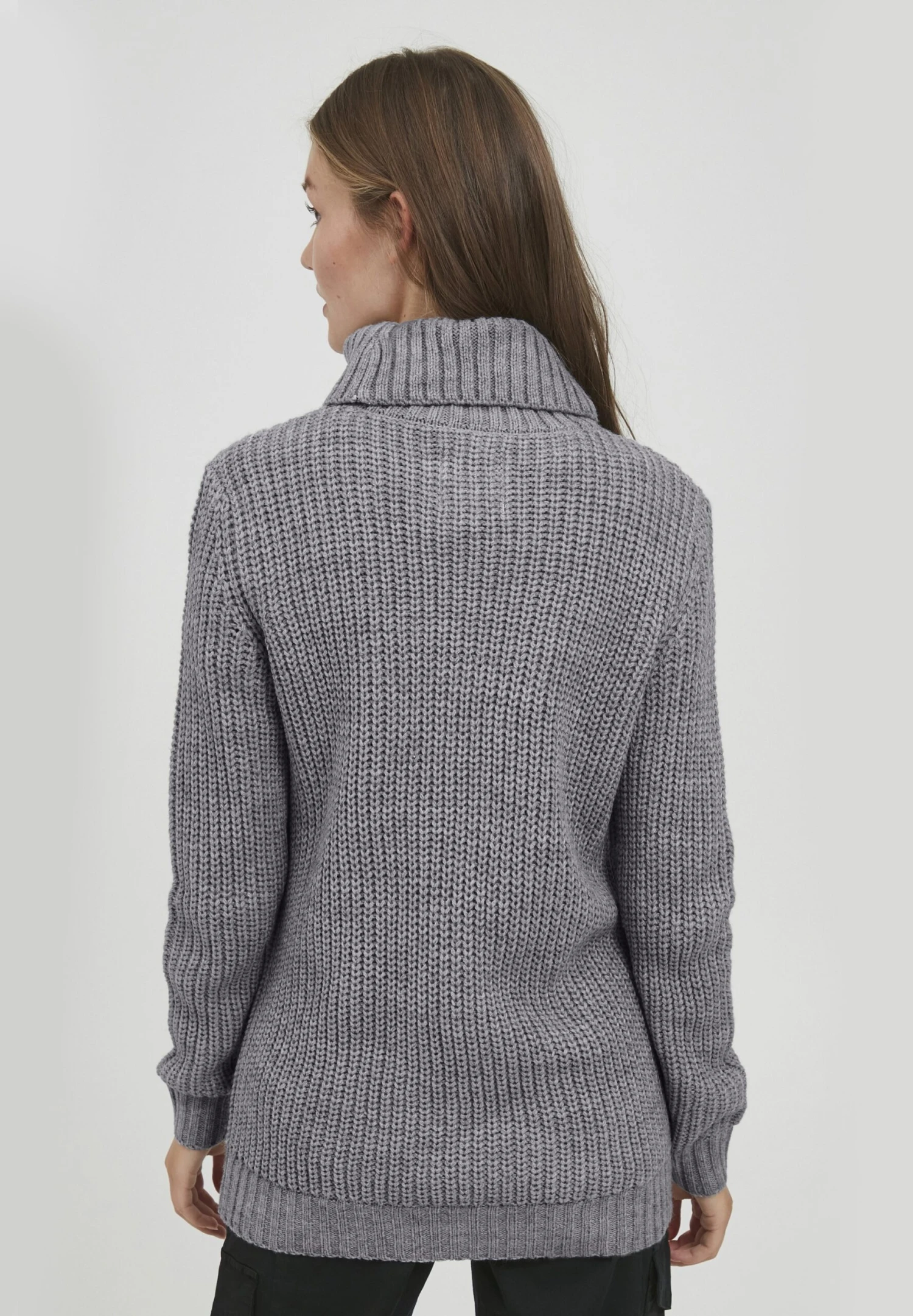 OXMO OXNanna - Jumper - Medium Grey Melange 3 OXMO OXNanna - Jumper - Medium Grey Melange - Image 3