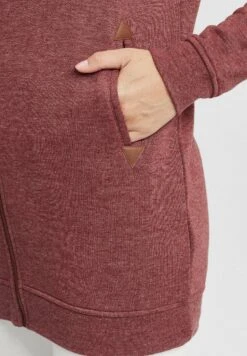 OXMO OXVicky - Zip-up Sweatshirt - Wine R Mel 14 OXMO OXVicky - Zip-up Sweatshirt - Wine R Mel -OXMO Store 545c92c2ba7648a2a9760e420700d6d5