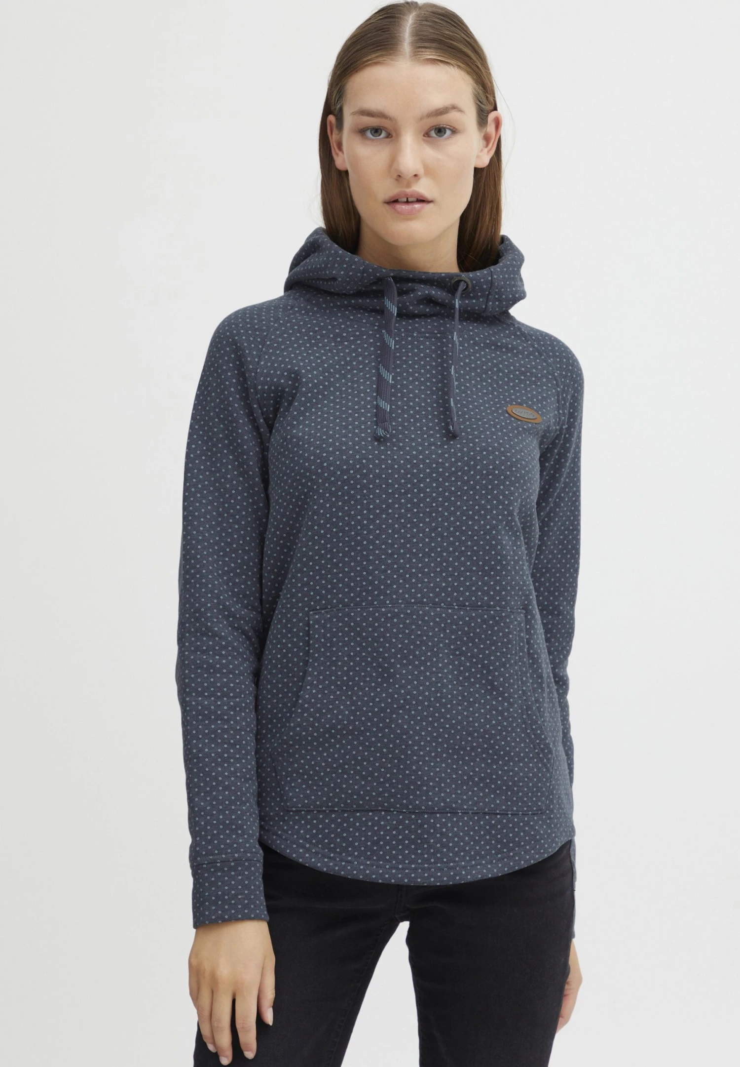 OXMO OXAMINA - Hoodie - Insignia Blue Melange 1 OXMO OXAMINA - Hoodie - Insignia Blue Melange