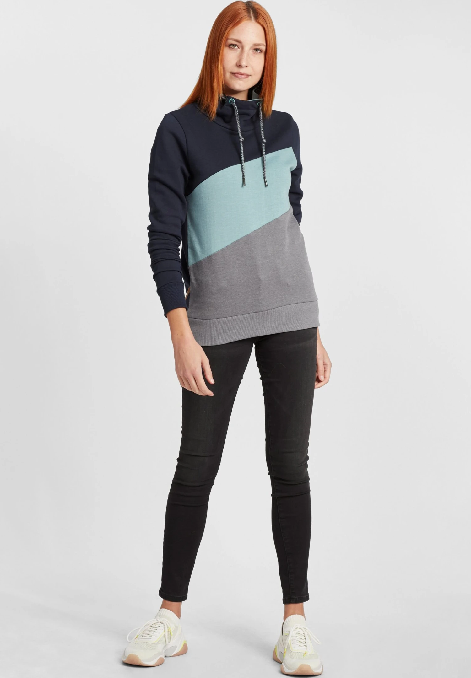 OXMO OXAgda - Sweatshirt - Insignia Blue 2 OXMO OXAgda - Sweatshirt - Insignia Blue - Image 2