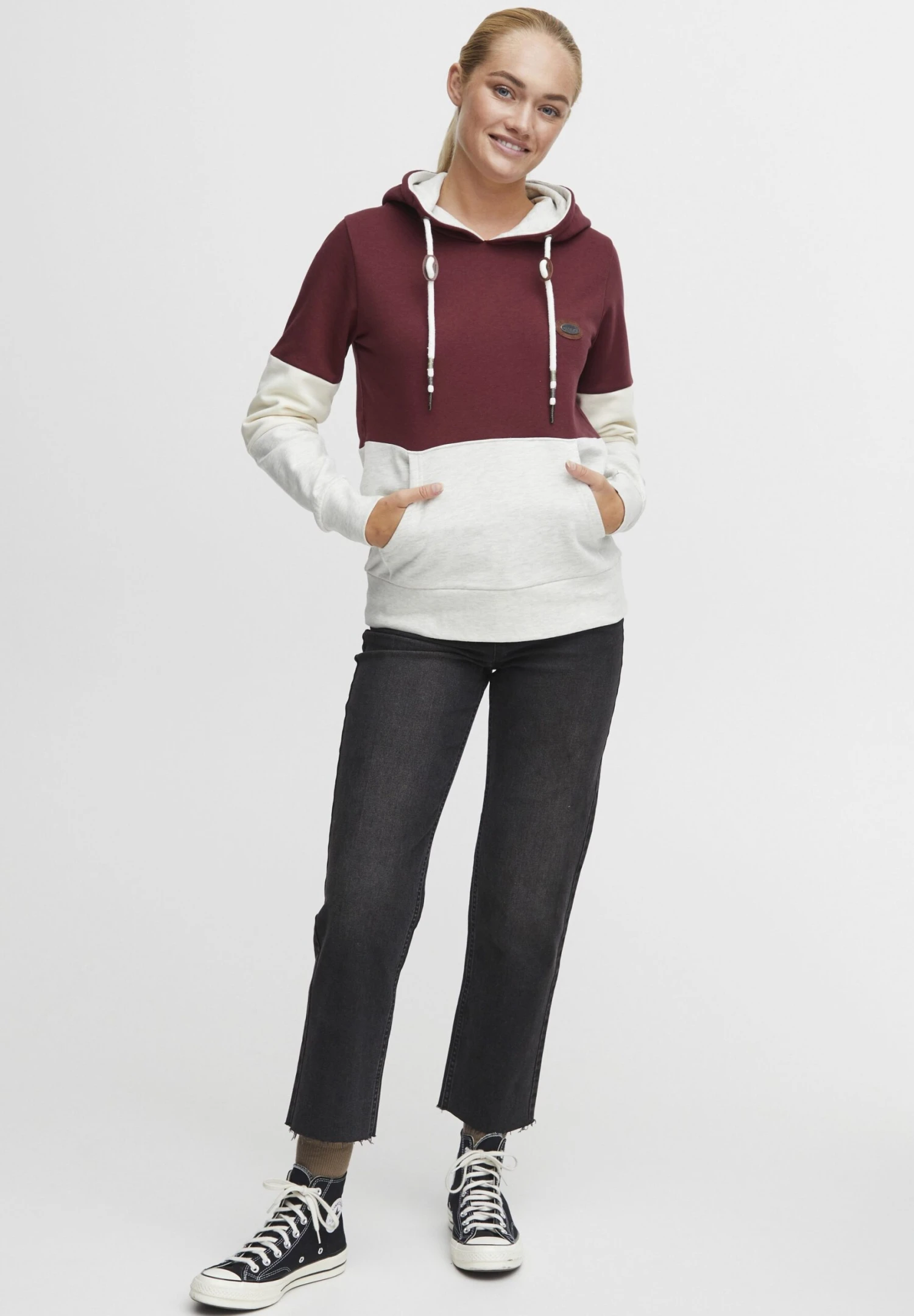 OXMO OXKathrine - Sweatshirt - Chocolate Truffle 2 OXMO OXKathrine - Sweatshirt - Chocolate Truffle - Image 2