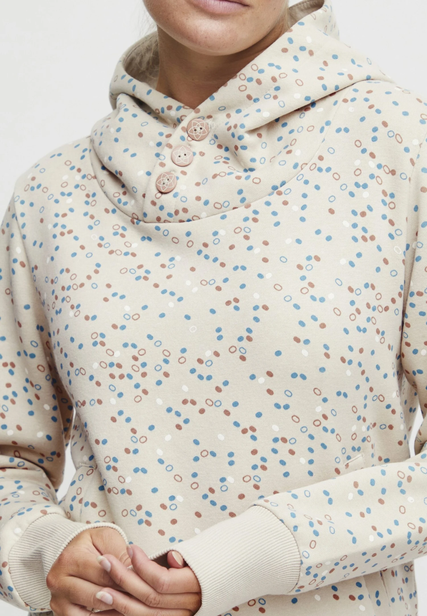 OXMO OX - Hoodie - Oyster 4 OXMO OX - Hoodie - Oyster - Image 4