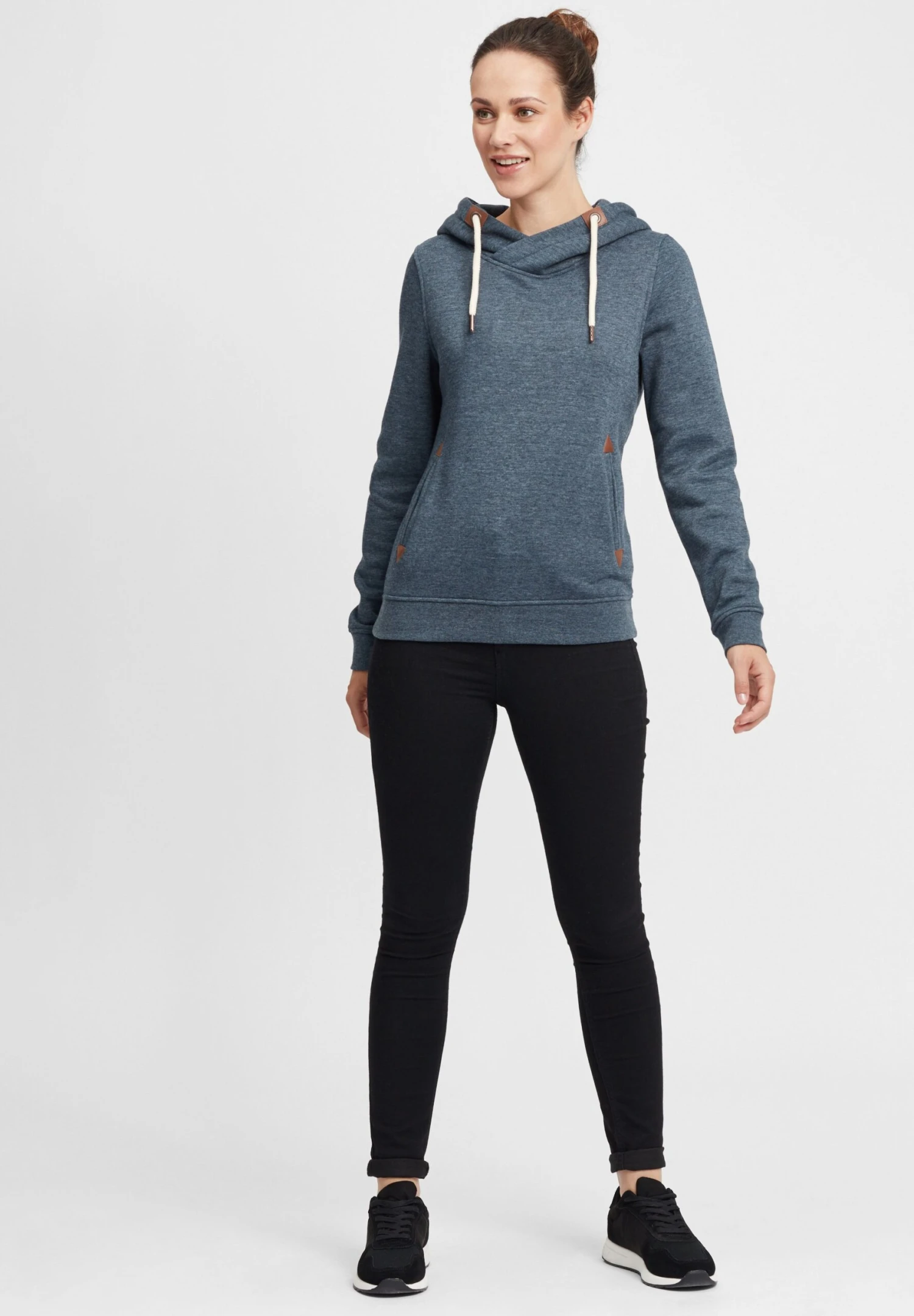 OXMO OXVICKY - Hoodie - Ins Bl Mel 2 OXMO OXVICKY - Hoodie - Ins Bl Mel - Image 2