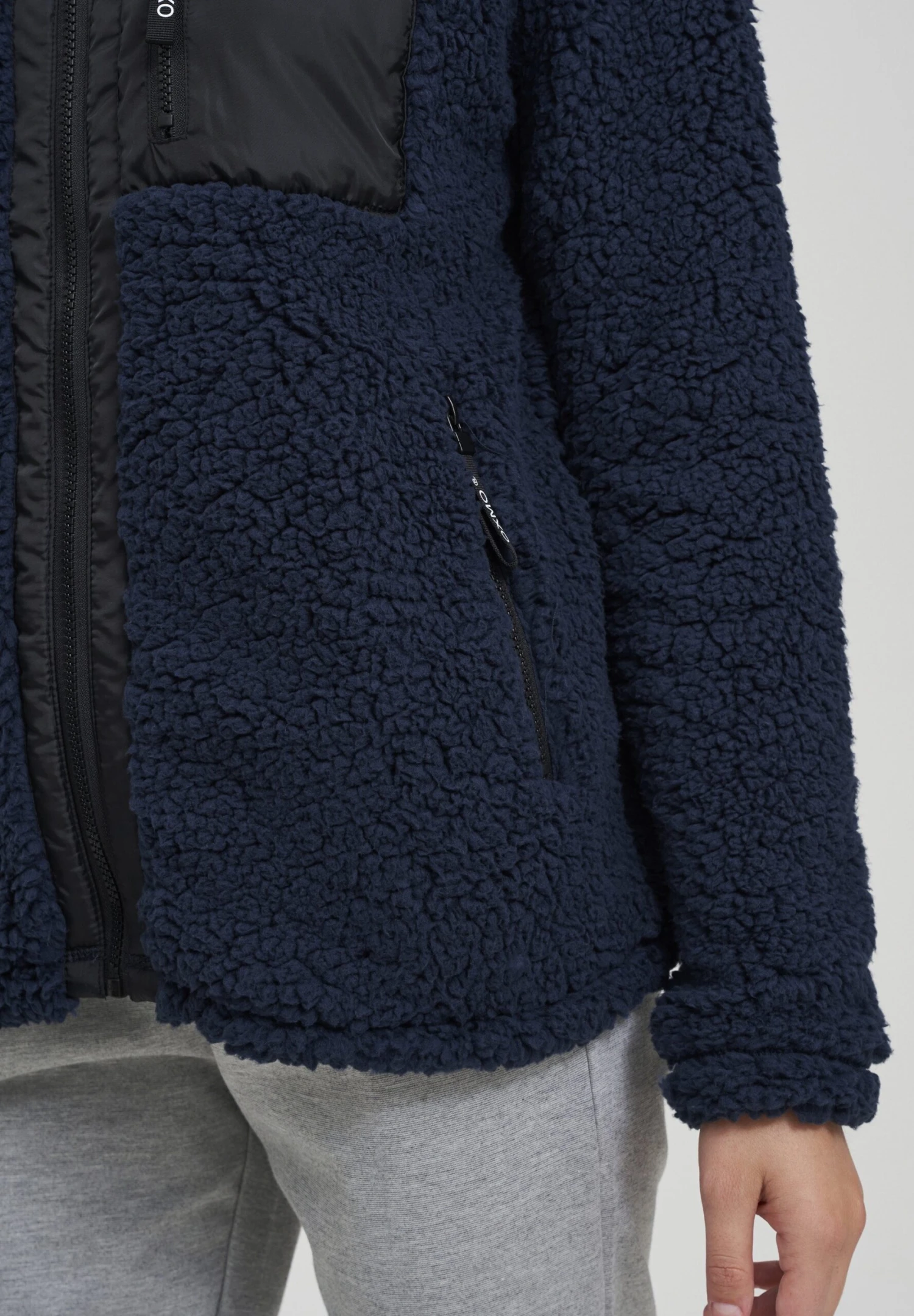 OXMO OXELLIN - Fleece Jacket - Total Eclipse 5 OXMO OXELLIN - Fleece Jacket - Total Eclipse - Image 5