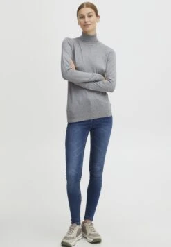 OXMO OXKatja - Jumper - Mid Grey Melange 12 OXMO OXKatja - Jumper - Mid Grey Melange -OXMO Store 55a5bd30bb384097b6f34553bcce7c4d