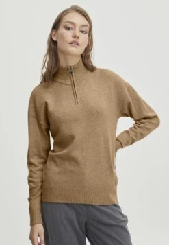 OXMO OXRITA - Jumper - Tannin Melange