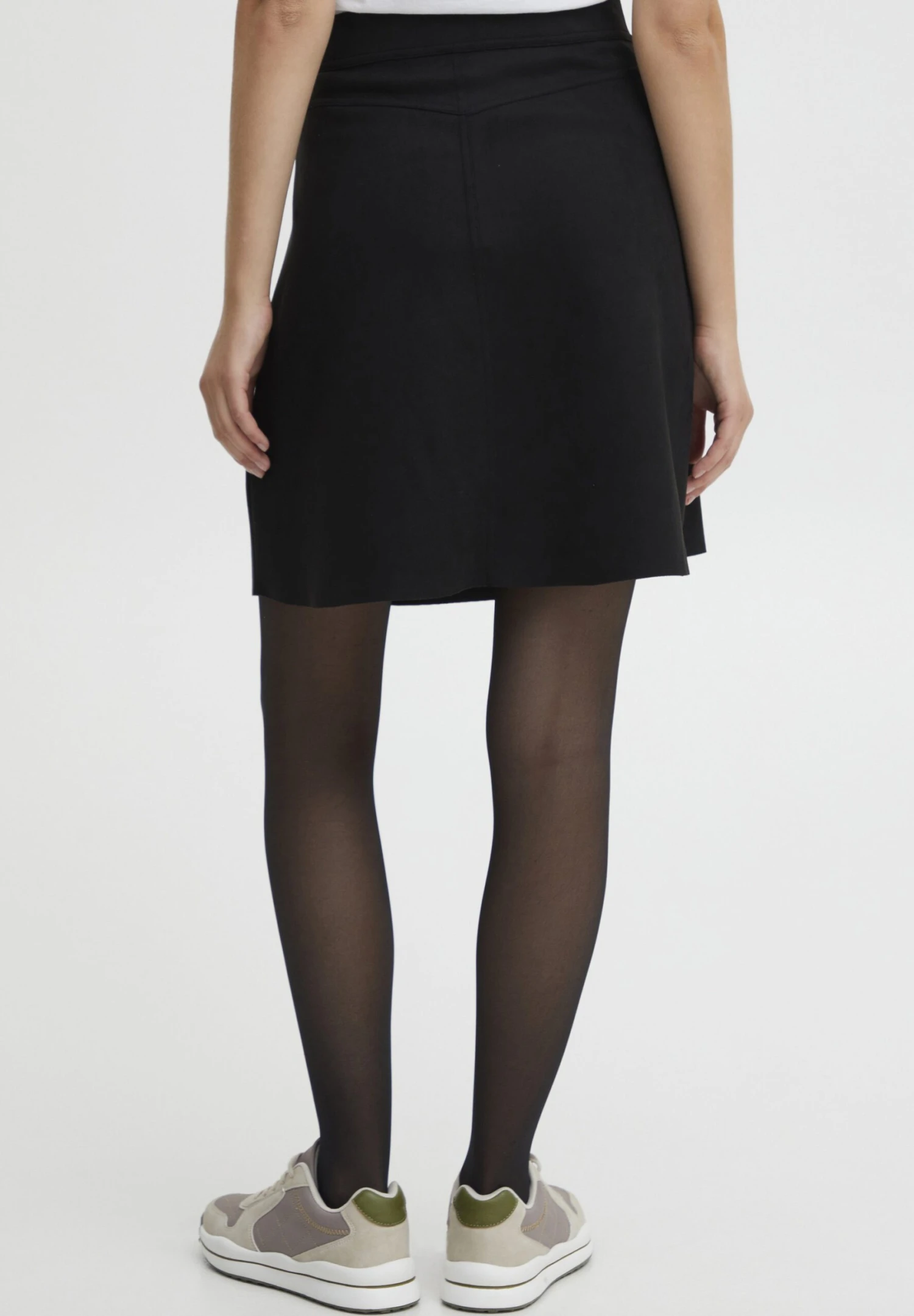 OXMO OXJUNE - A-line Skirt - Black 5 OXMO OXJUNE - A-line Skirt - Black - Image 5
